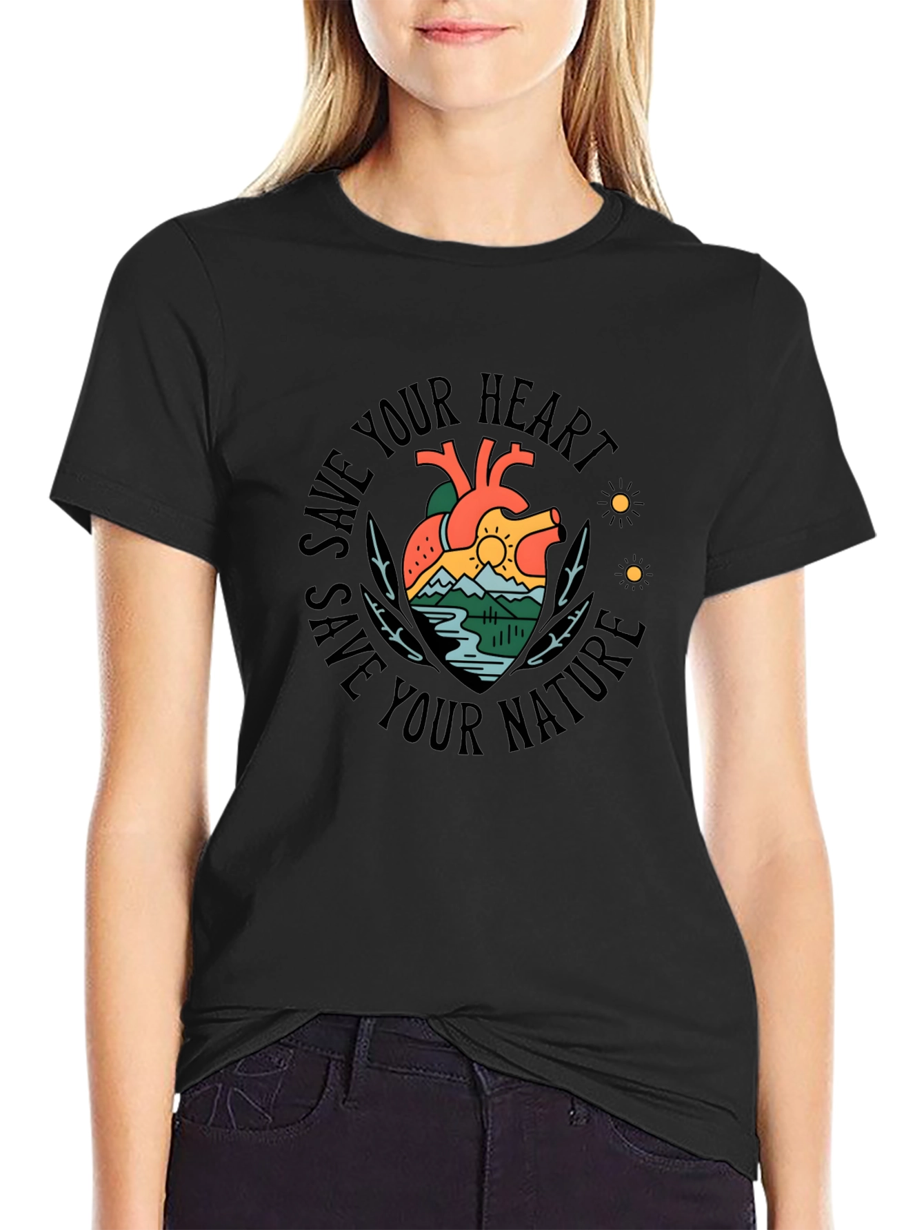 Save Your Heart Save Your Nature Graphic T-Shirt
