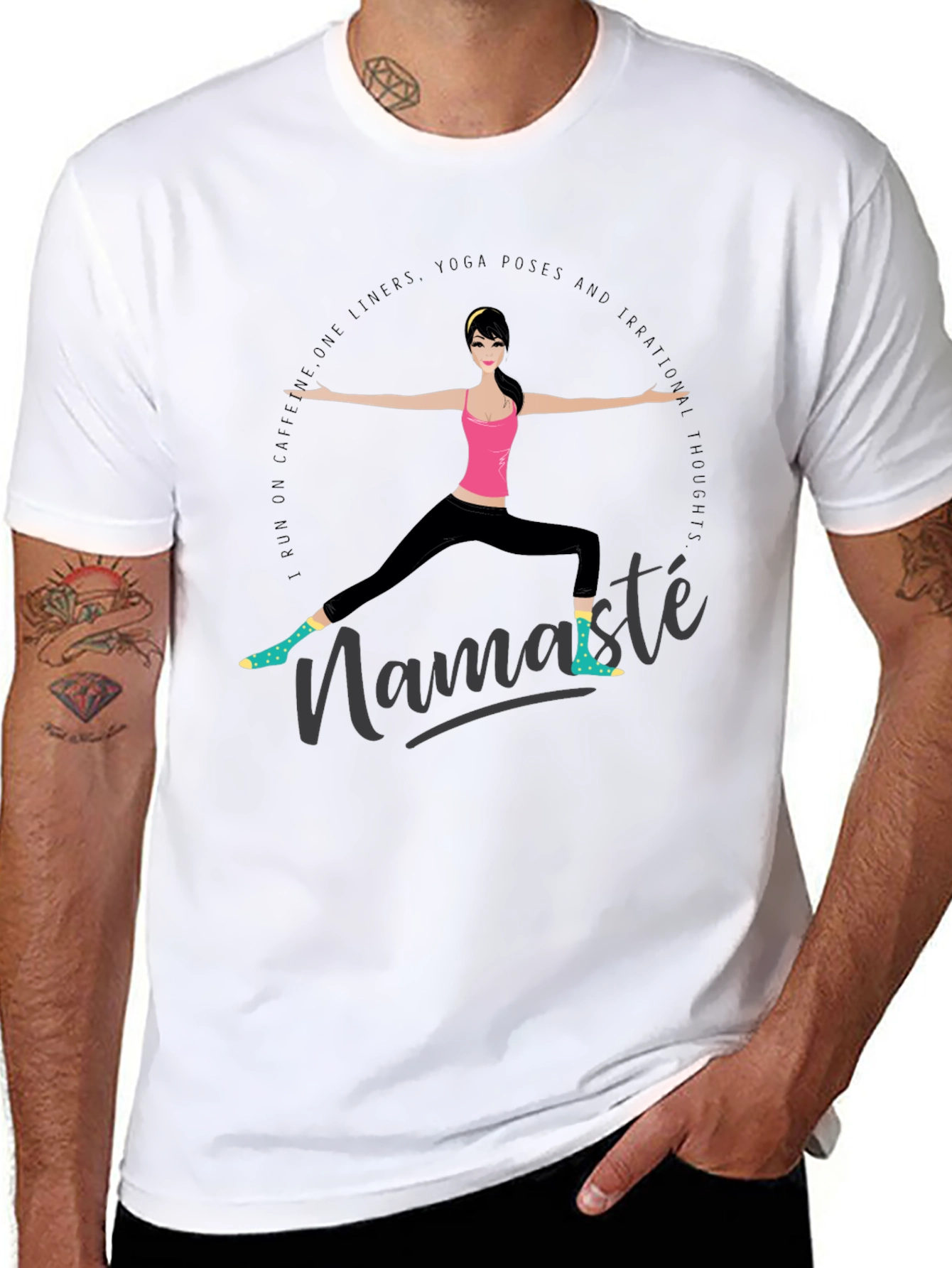 Yoga Lover T-Shirt - Namaste Design