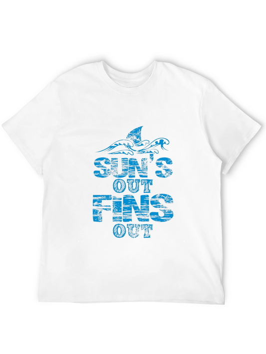Suns Out Fins Out Graphic T-Shirt