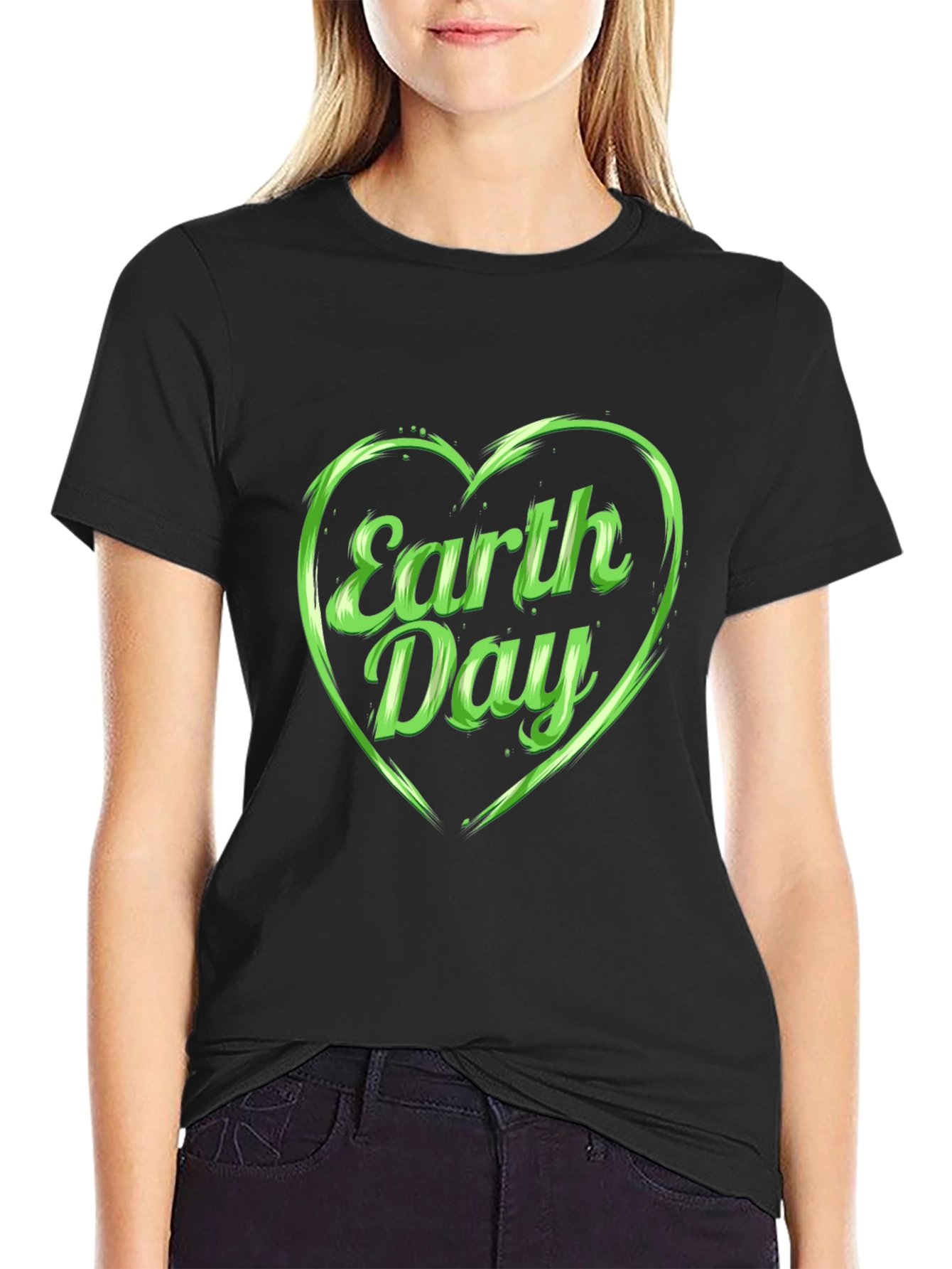 Earth Day Graphic Tee - Black T-Shirt