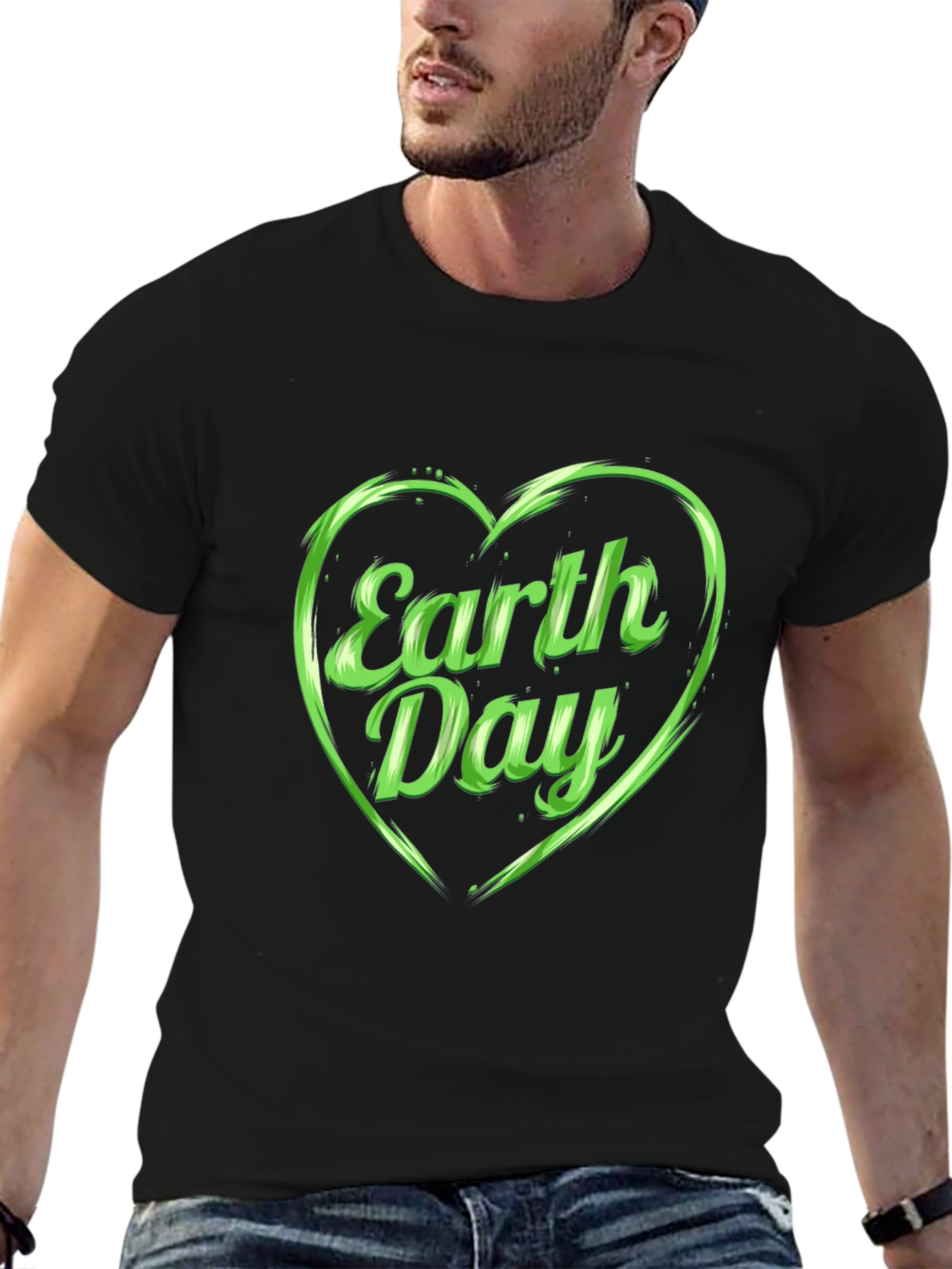 Earth Day Graphic Tee - Black T-Shirt