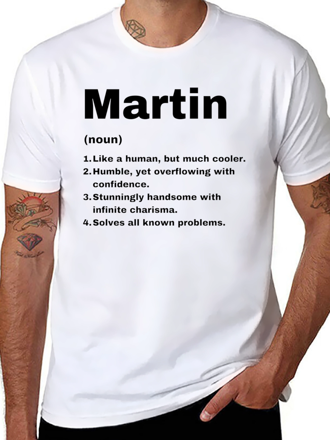 Martin Definition T-Shirt Funny Personalized Name Tee