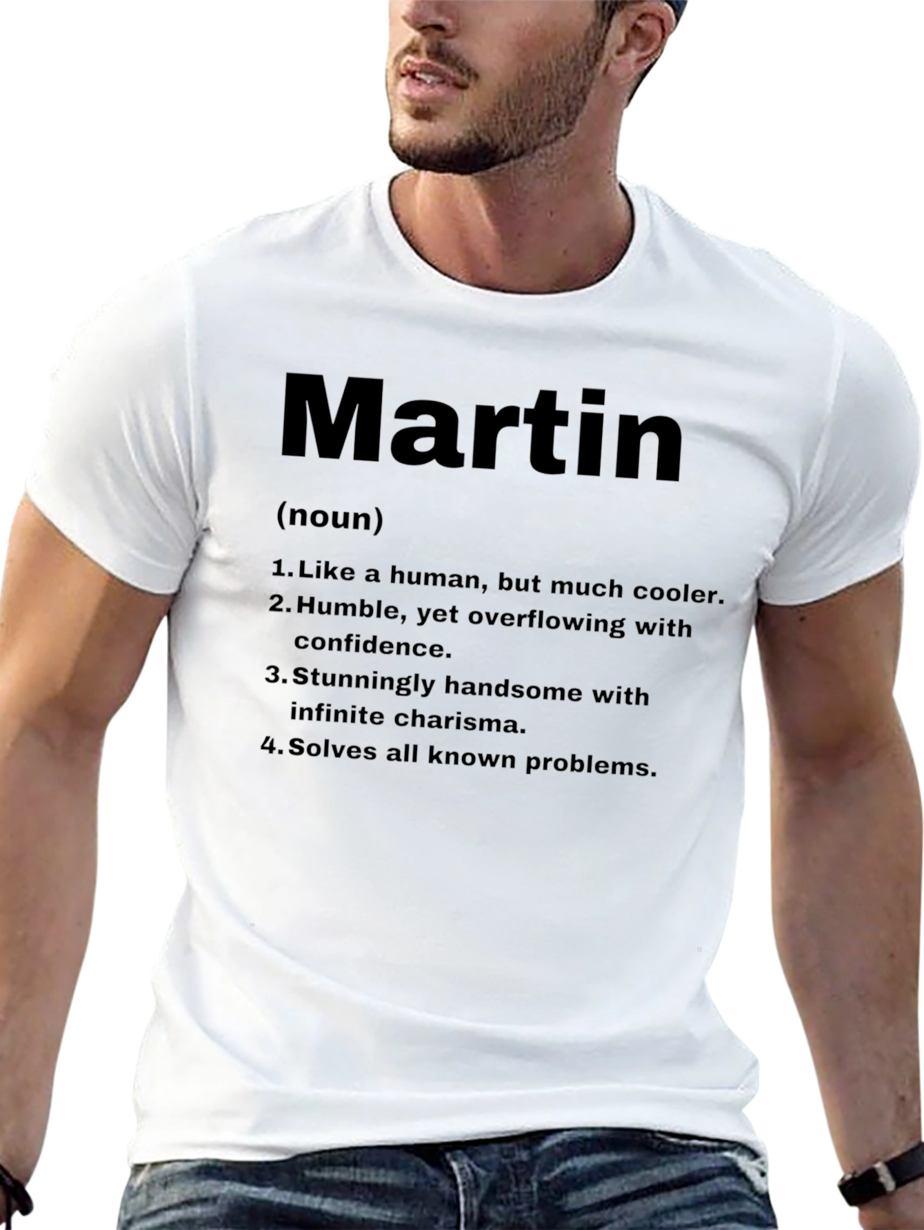 Martin Definition T-Shirt Funny Personalized Name Tee