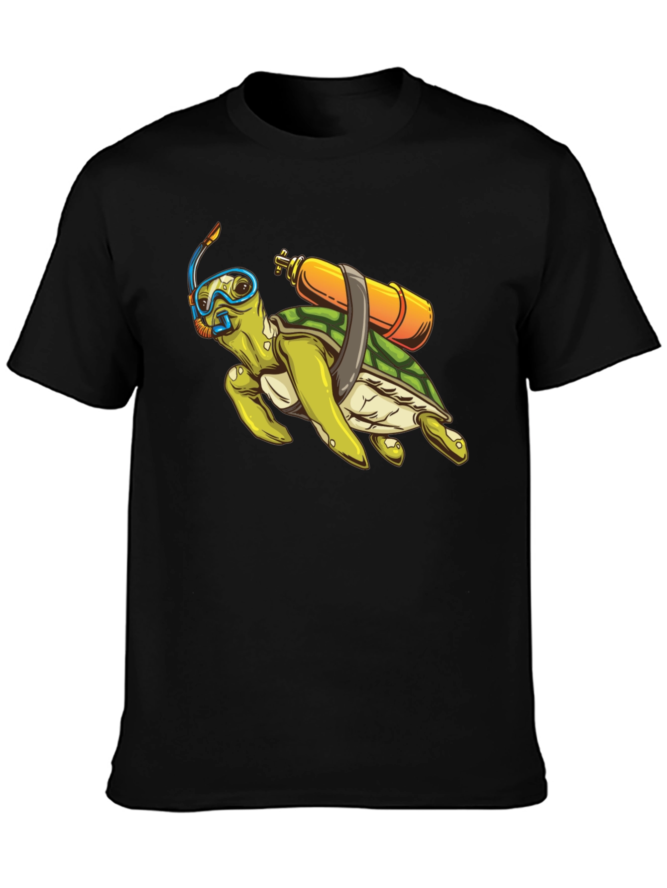 Diving Turtle Graphic Tee