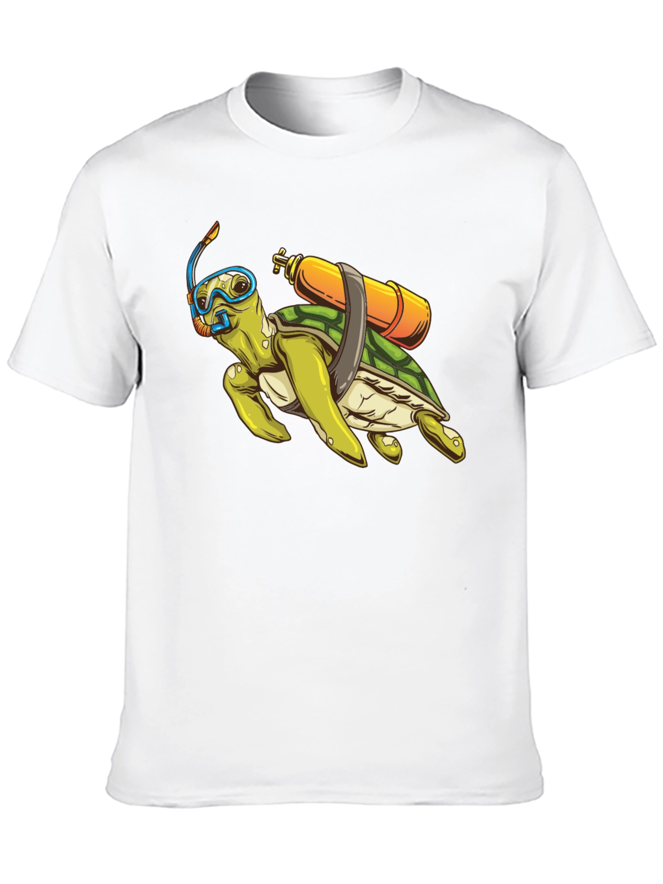 Diving Turtle Graphic Tee