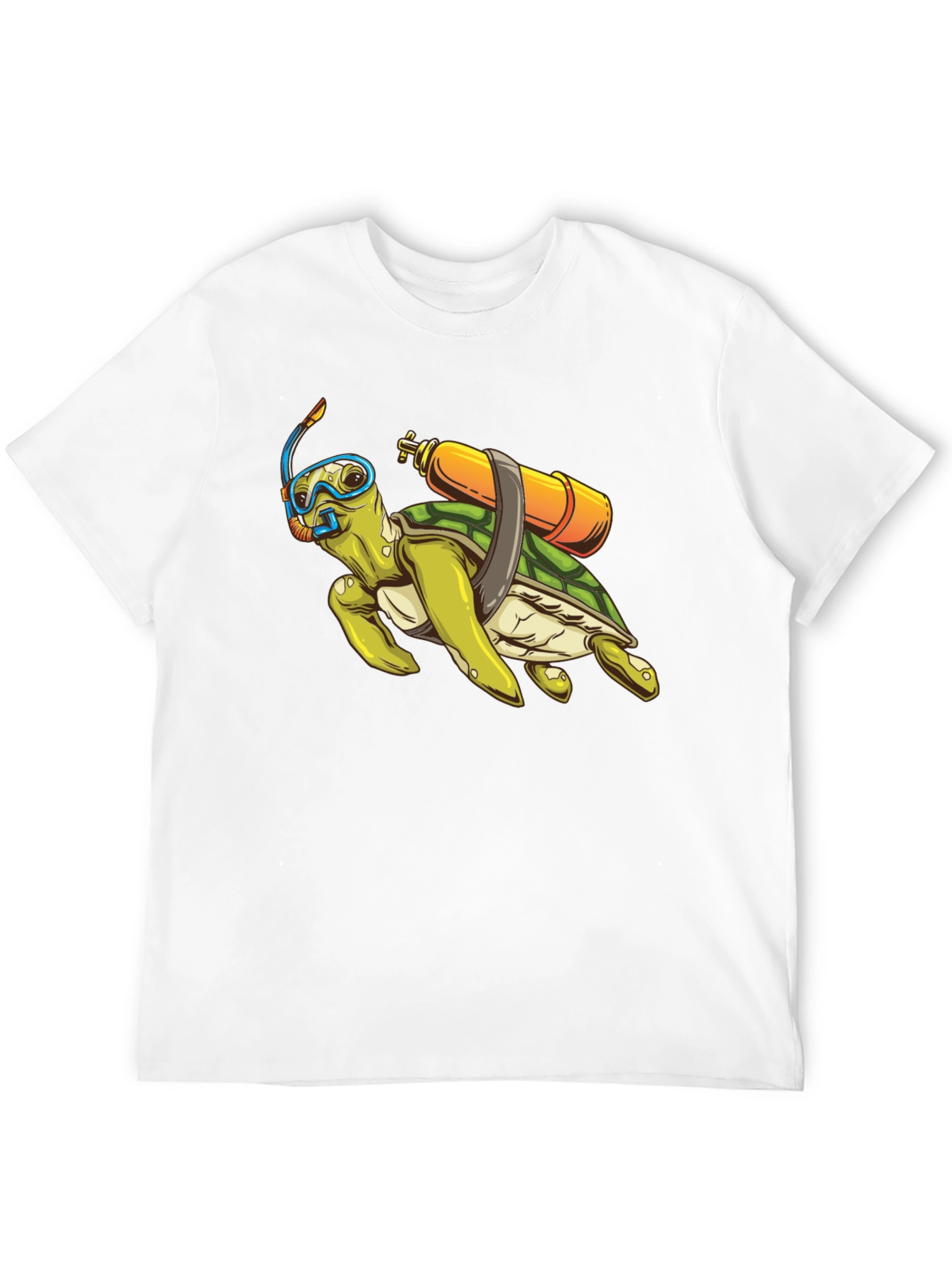 Diving Turtle Graphic Tee