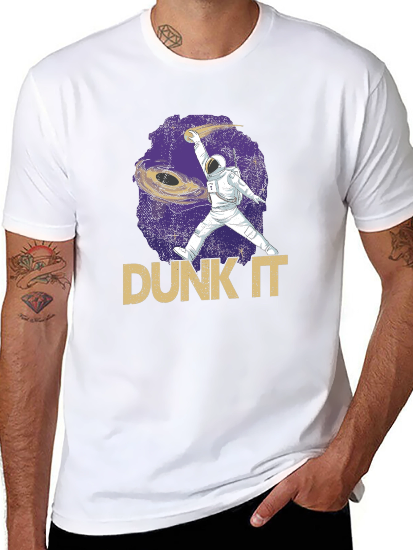 Astronaut Dunk It Graphic T-Shirt