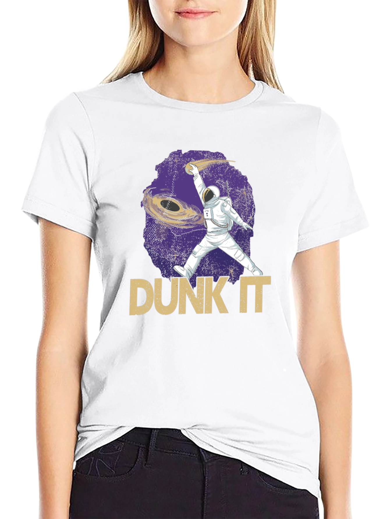 Astronaut Dunk It Graphic T-Shirt