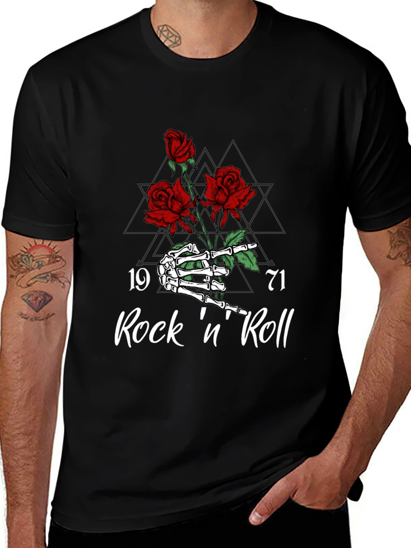Rock n Roll 1971 Rose T-Shirt