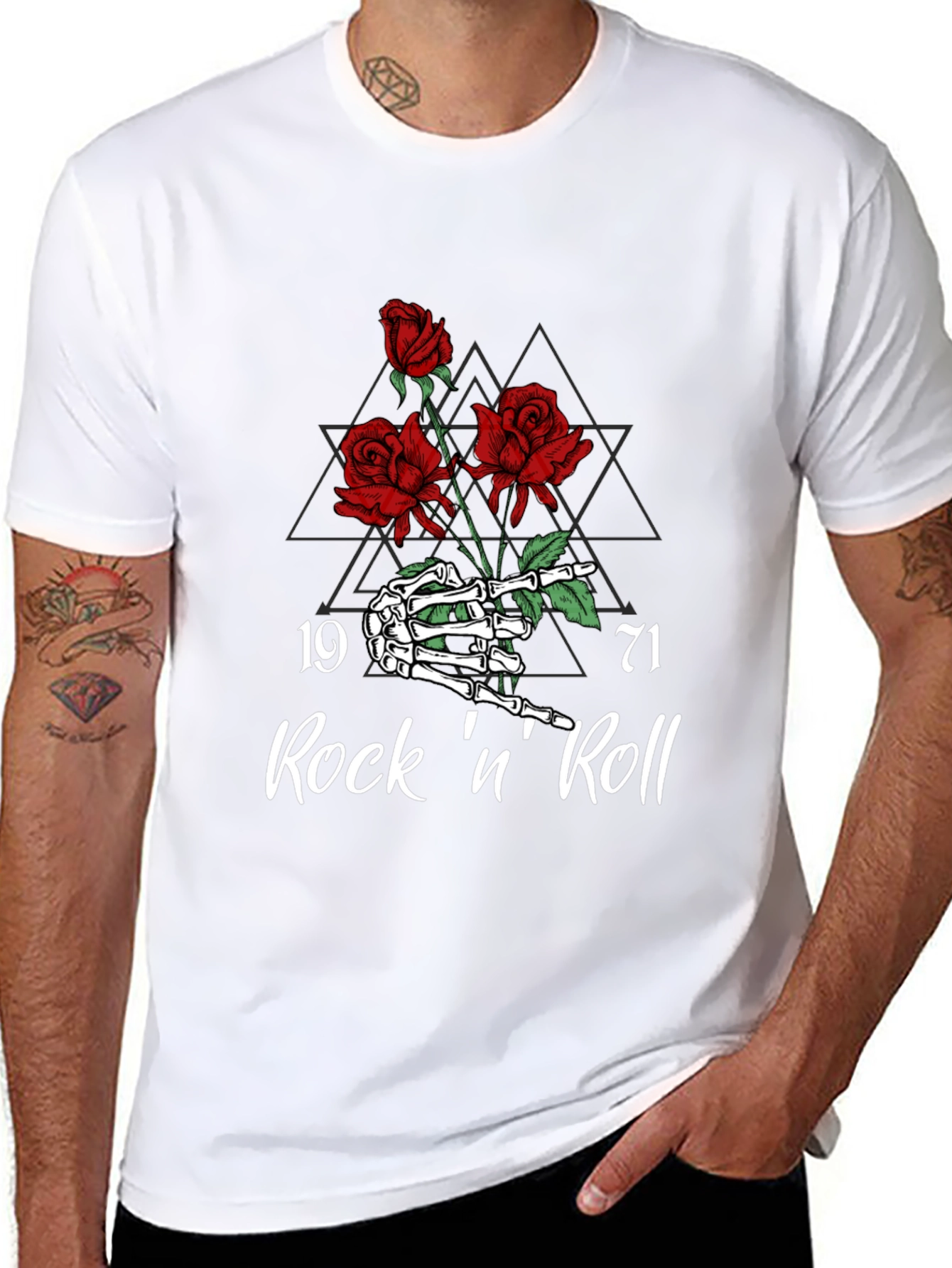 Rock n Roll 1971 Rose T-Shirt