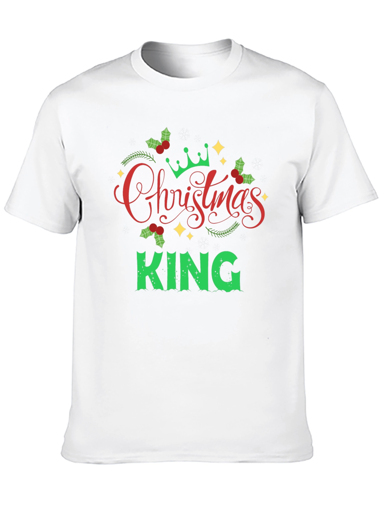 Christmas King Graphic T-Shirt for Men