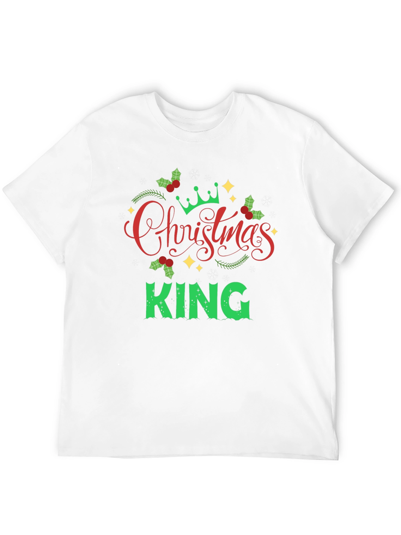 Christmas King Graphic T-Shirt for Men