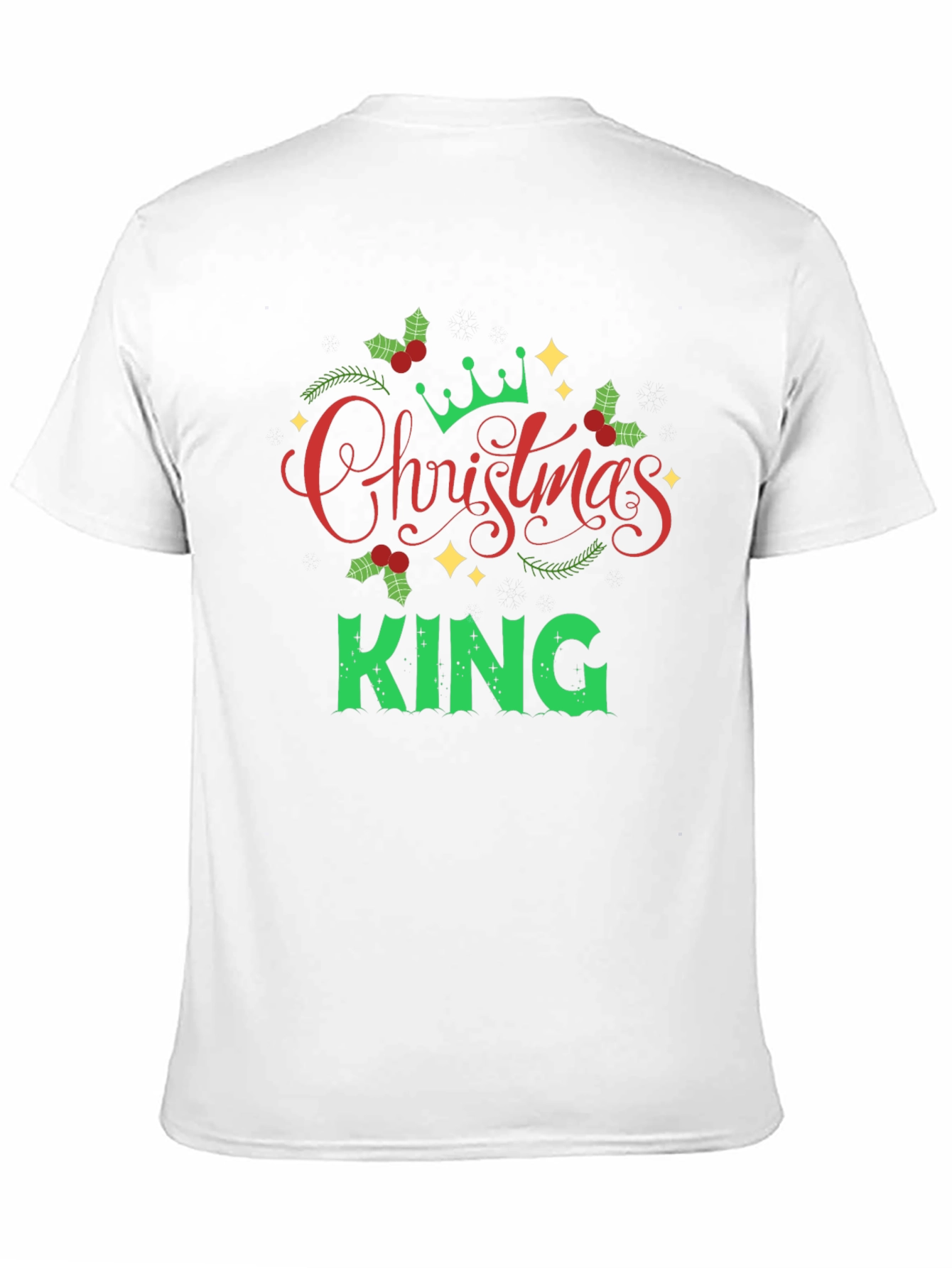 Christmas King Graphic T-Shirt for Men
