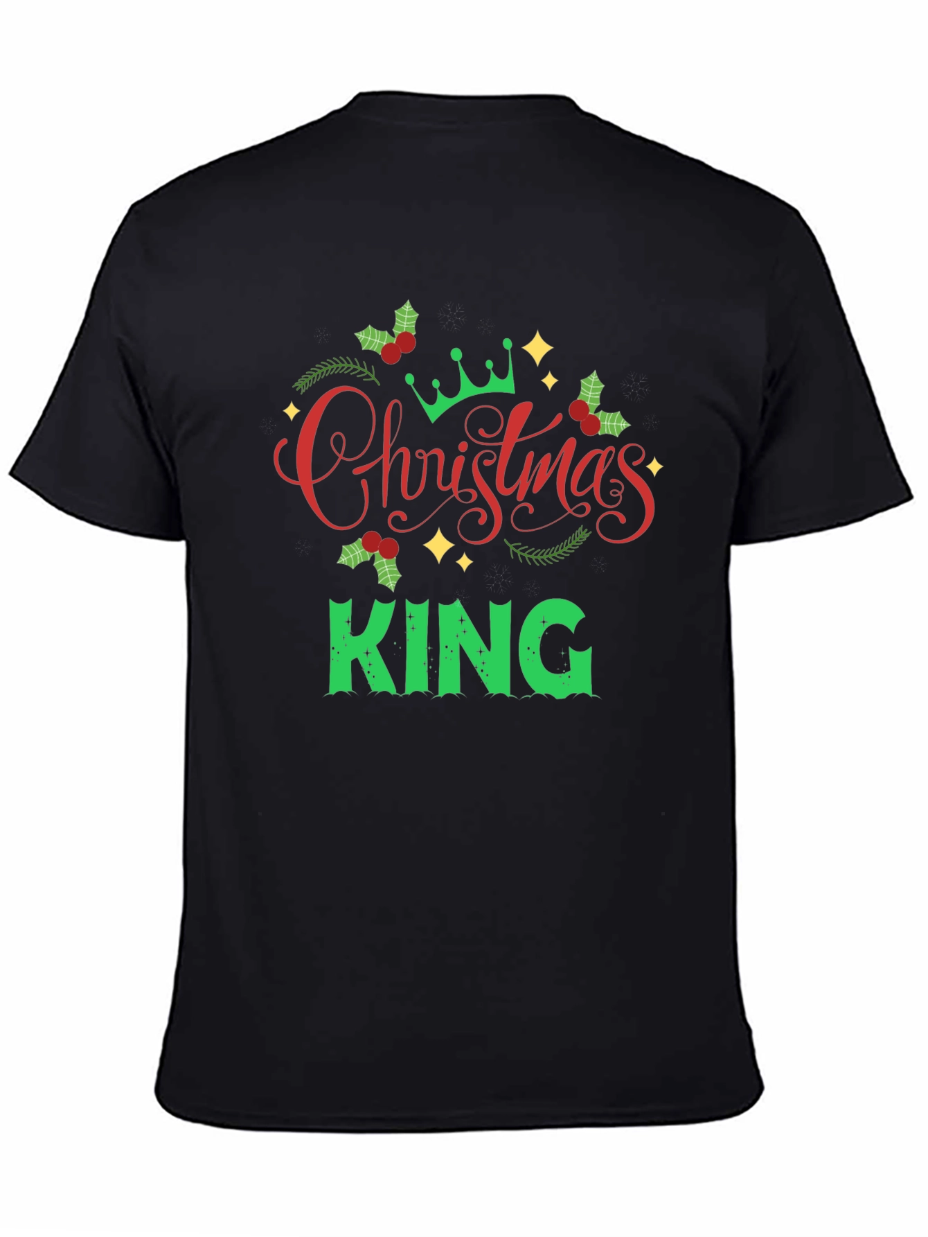 Christmas King Graphic T-Shirt for Men