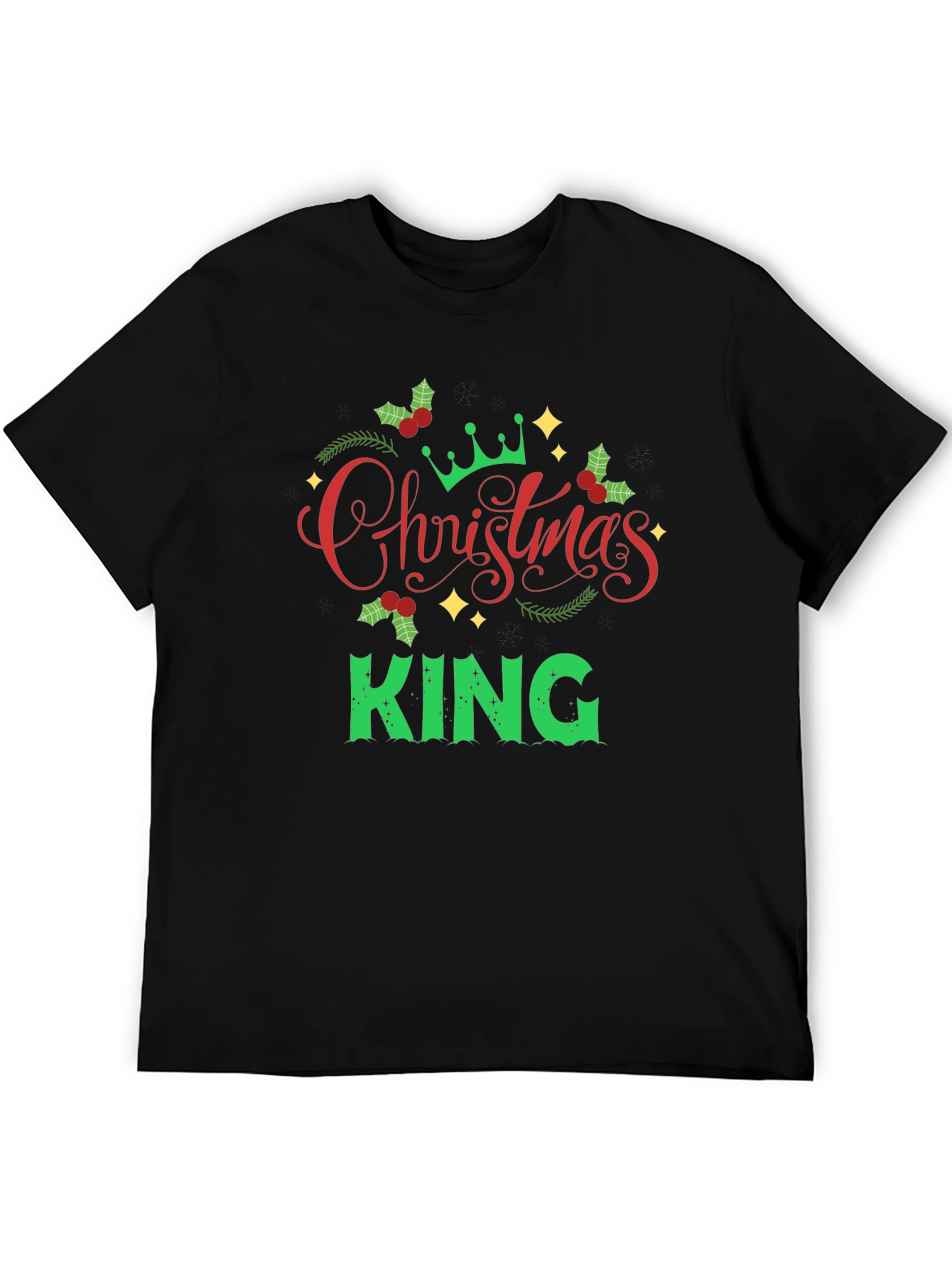 Christmas King Graphic T-Shirt for Men