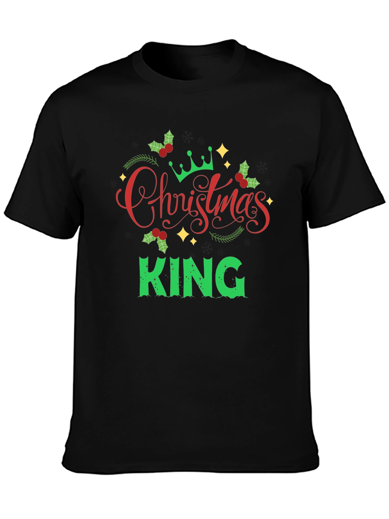 Christmas King Graphic T-Shirt for Men
