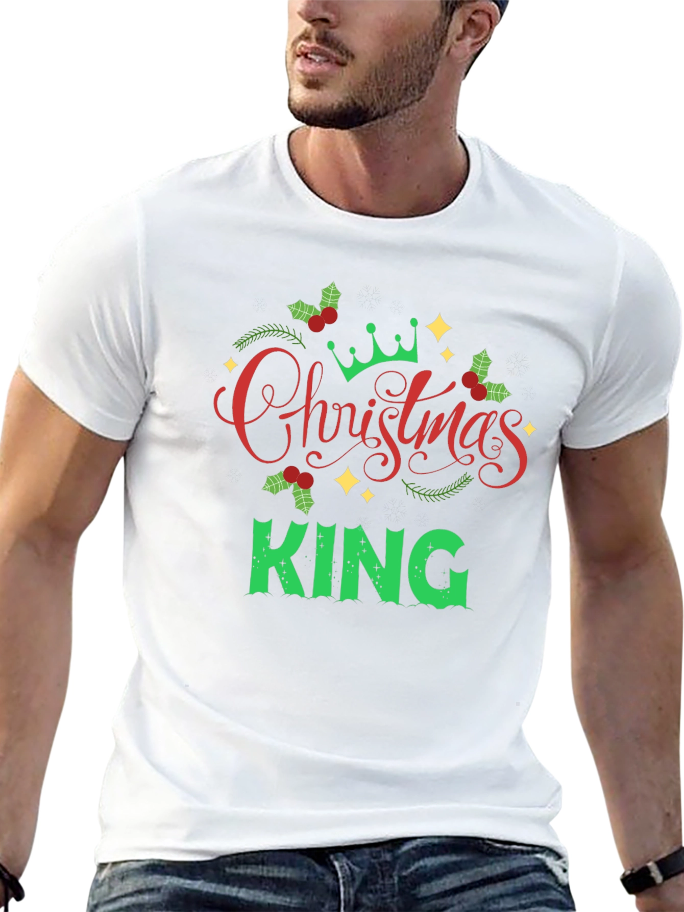 Christmas King Graphic T-Shirt for Men