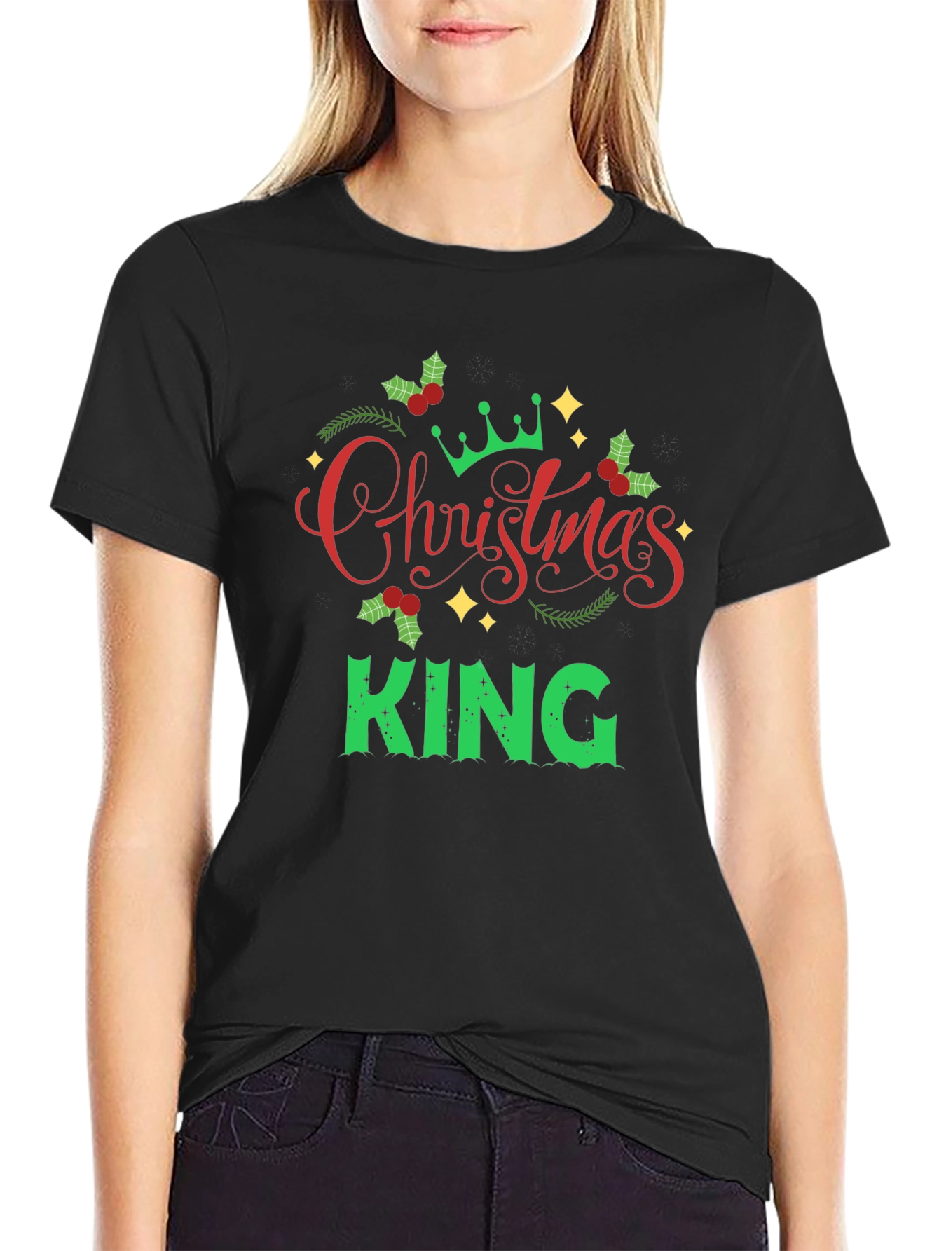 Christmas King Graphic T-Shirt for Men