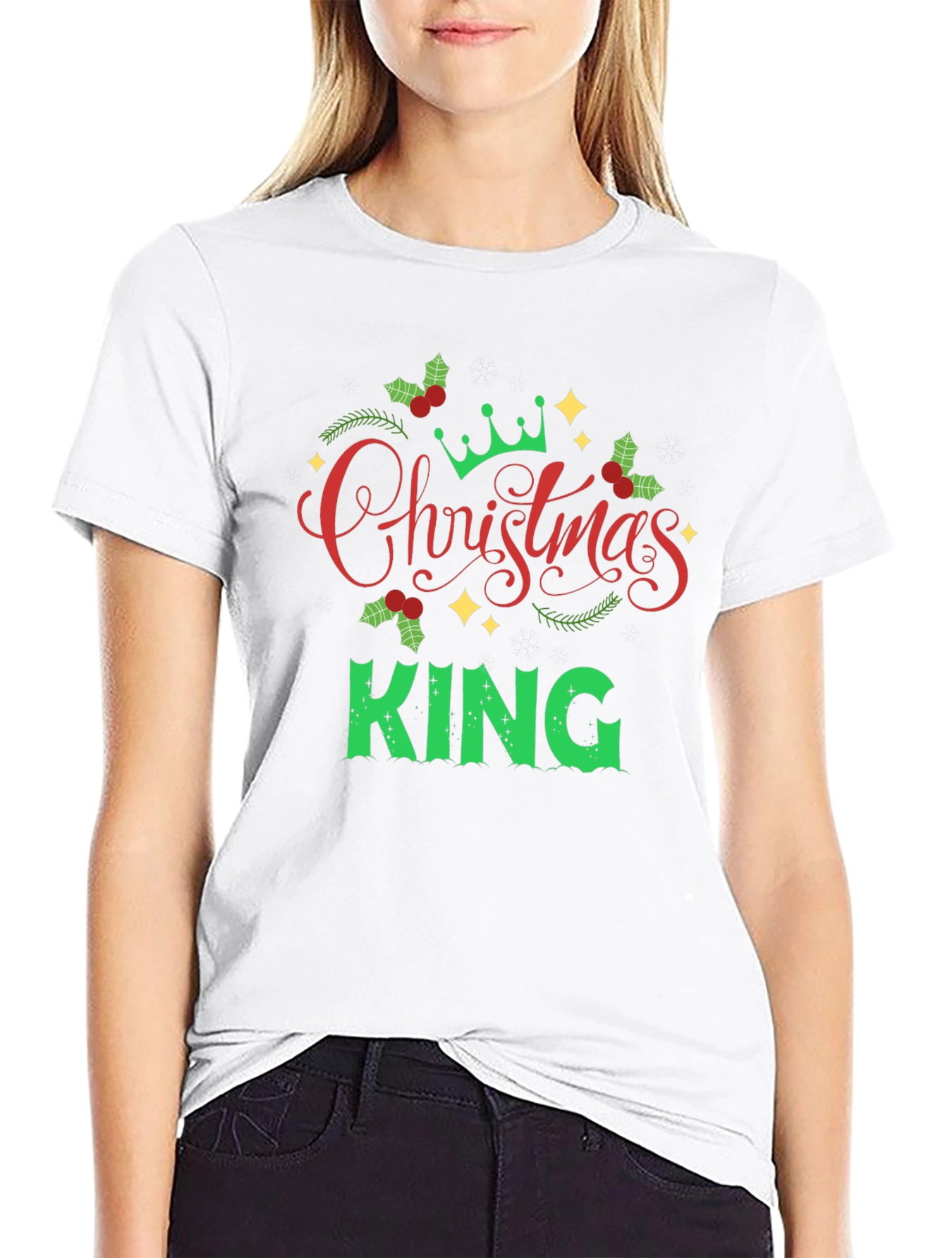 Christmas King Graphic T-Shirt for Men