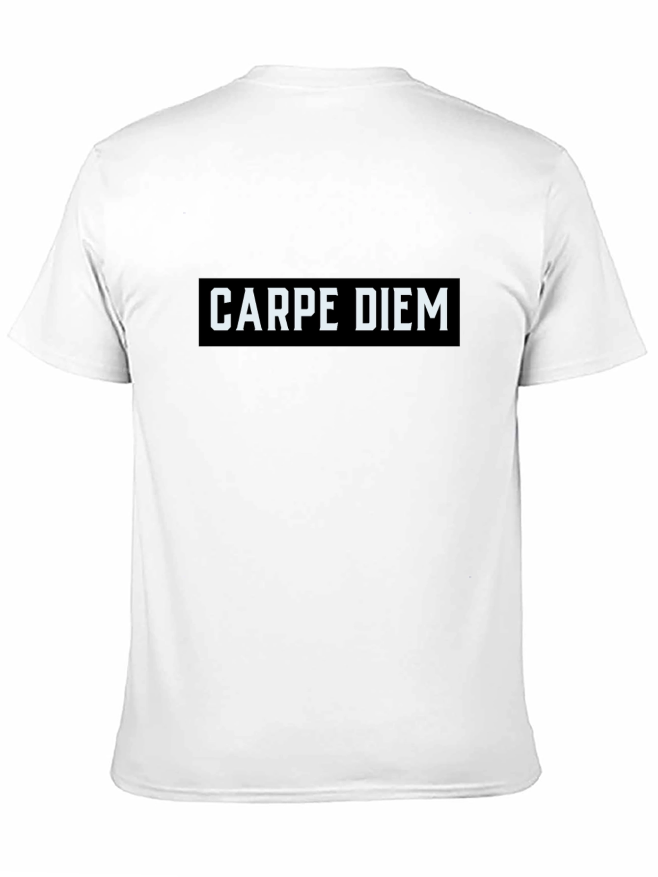 Carpe Diem Black T-Shirt - Seize the Day!
