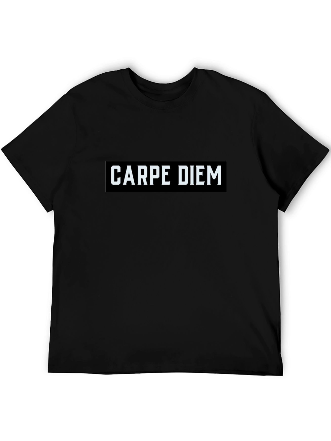 Carpe Diem Black T-Shirt - Seize the Day!