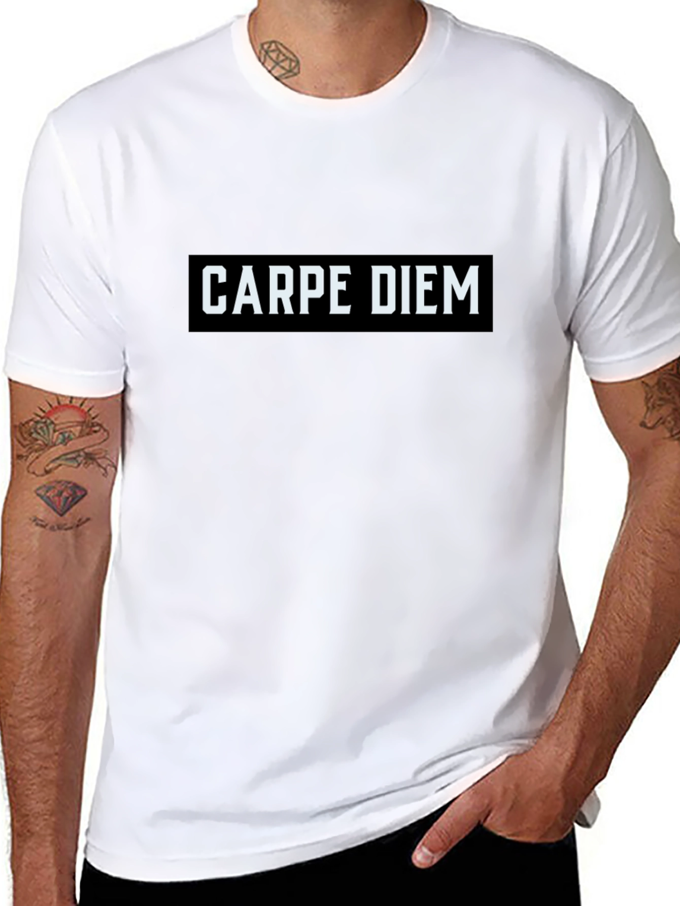 Carpe Diem Black T-Shirt - Seize the Day!