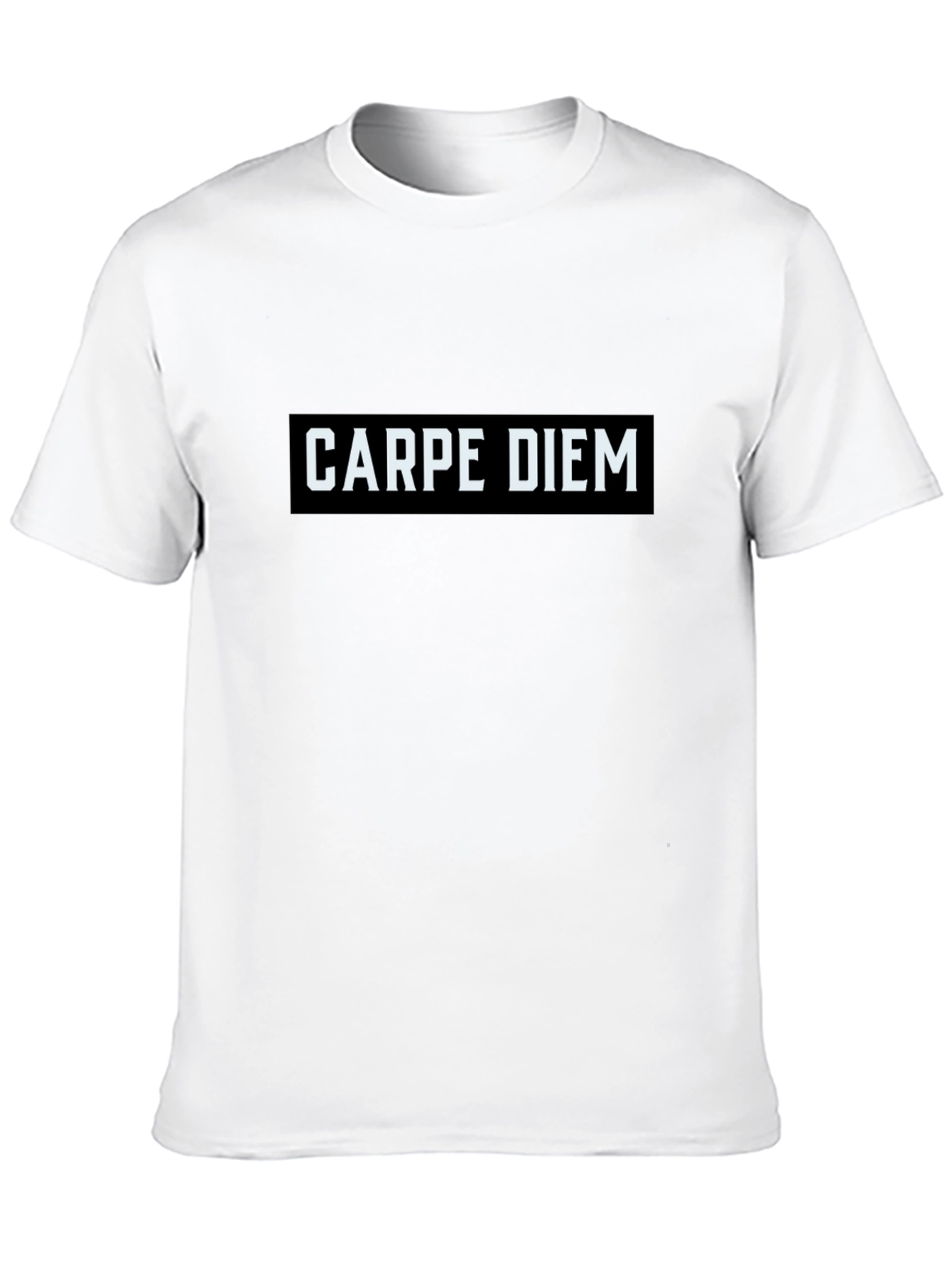 Carpe Diem Black T-Shirt - Seize the Day!