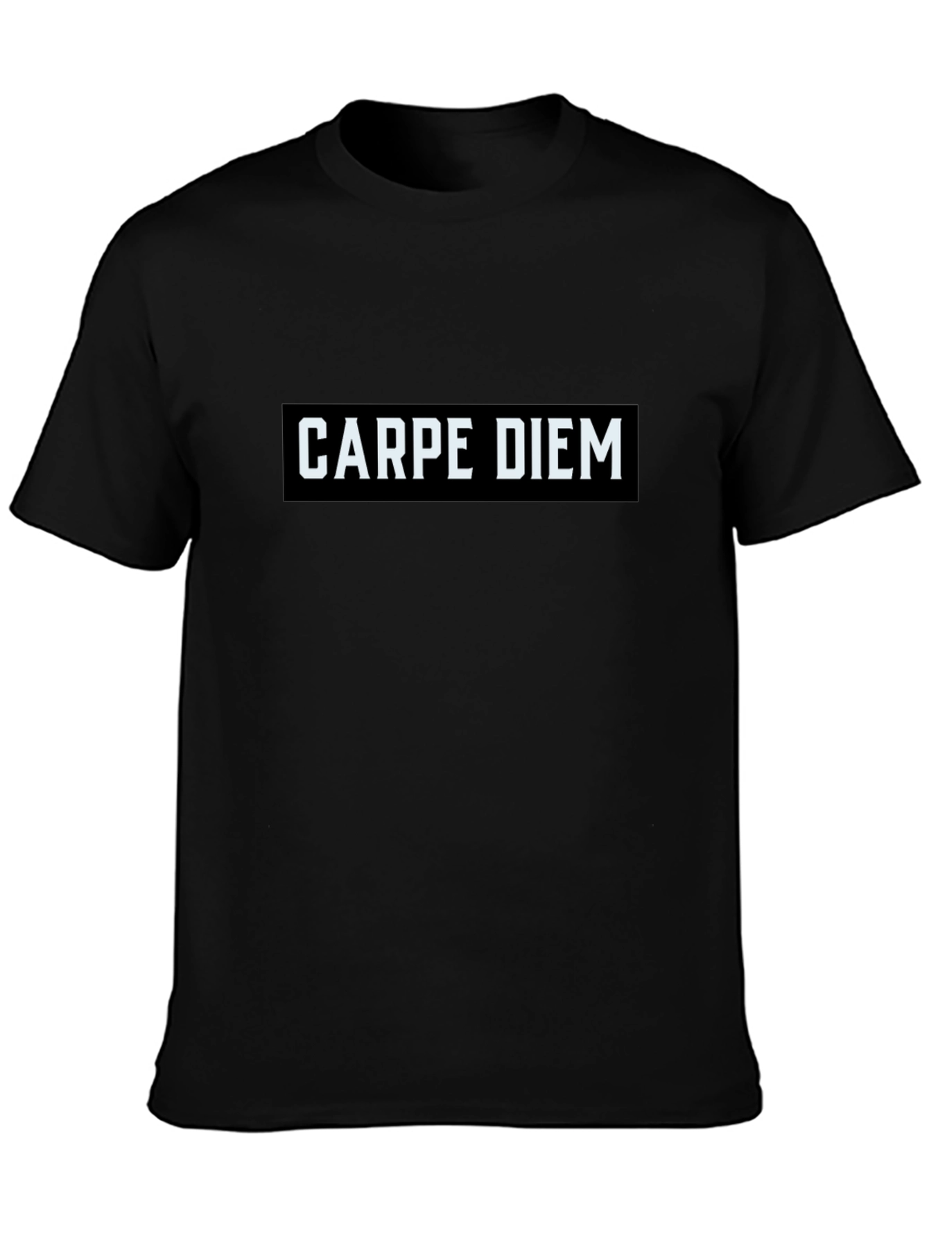 Carpe Diem Black T-Shirt - Seize the Day!