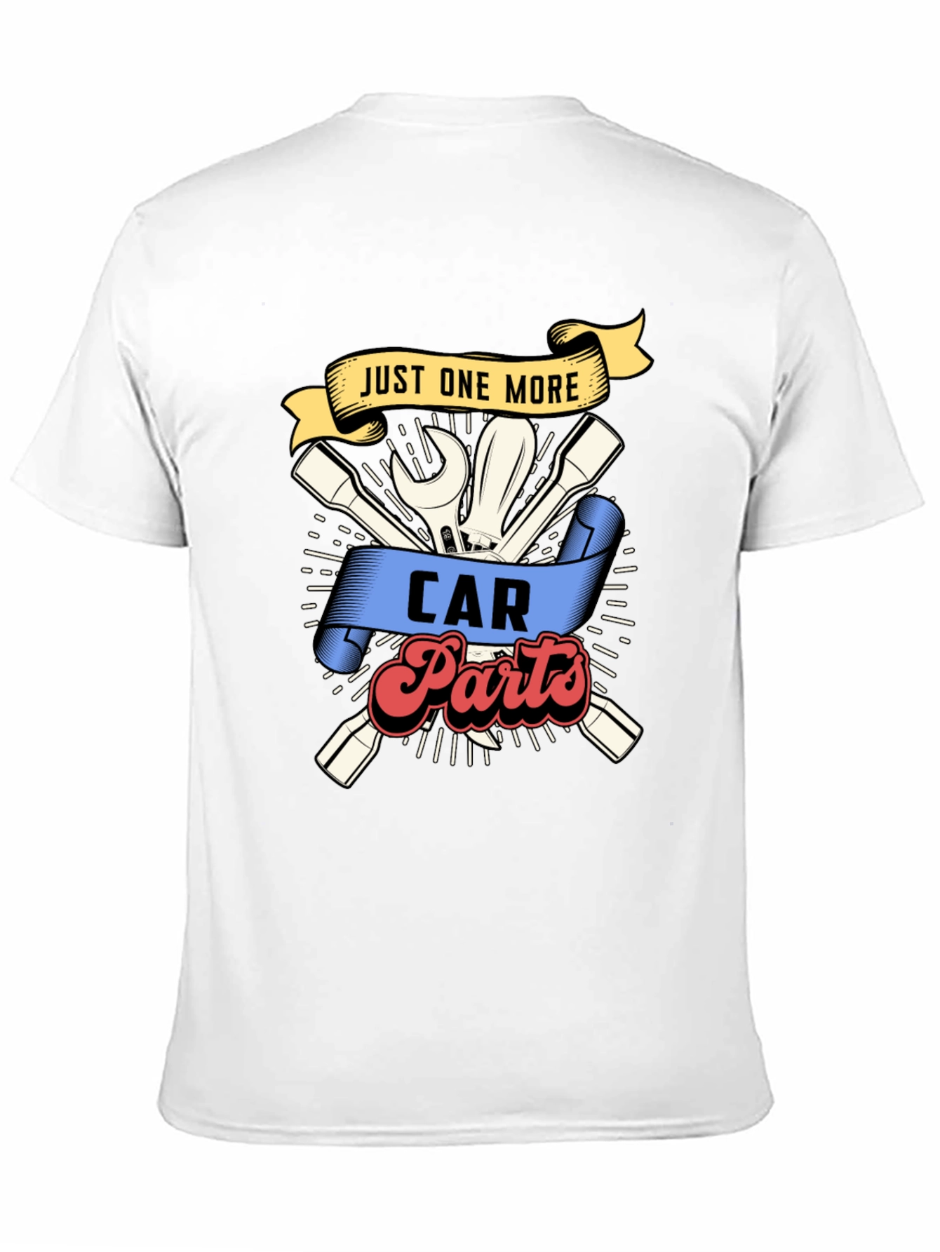 Just One More Car Parts Mechanic Black T-Shirt