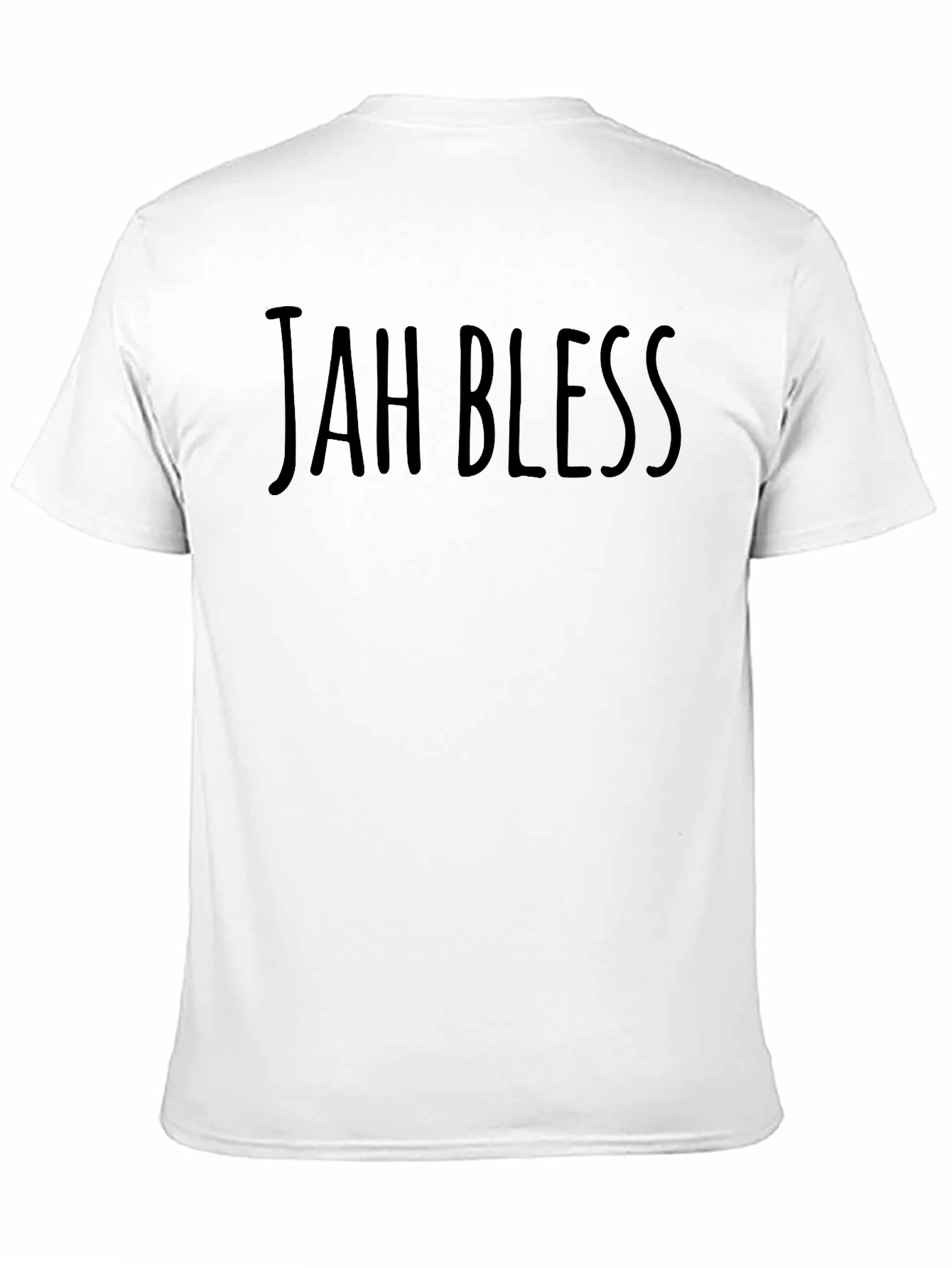 Jah Bless T-Shirt - Black Cotton Blend