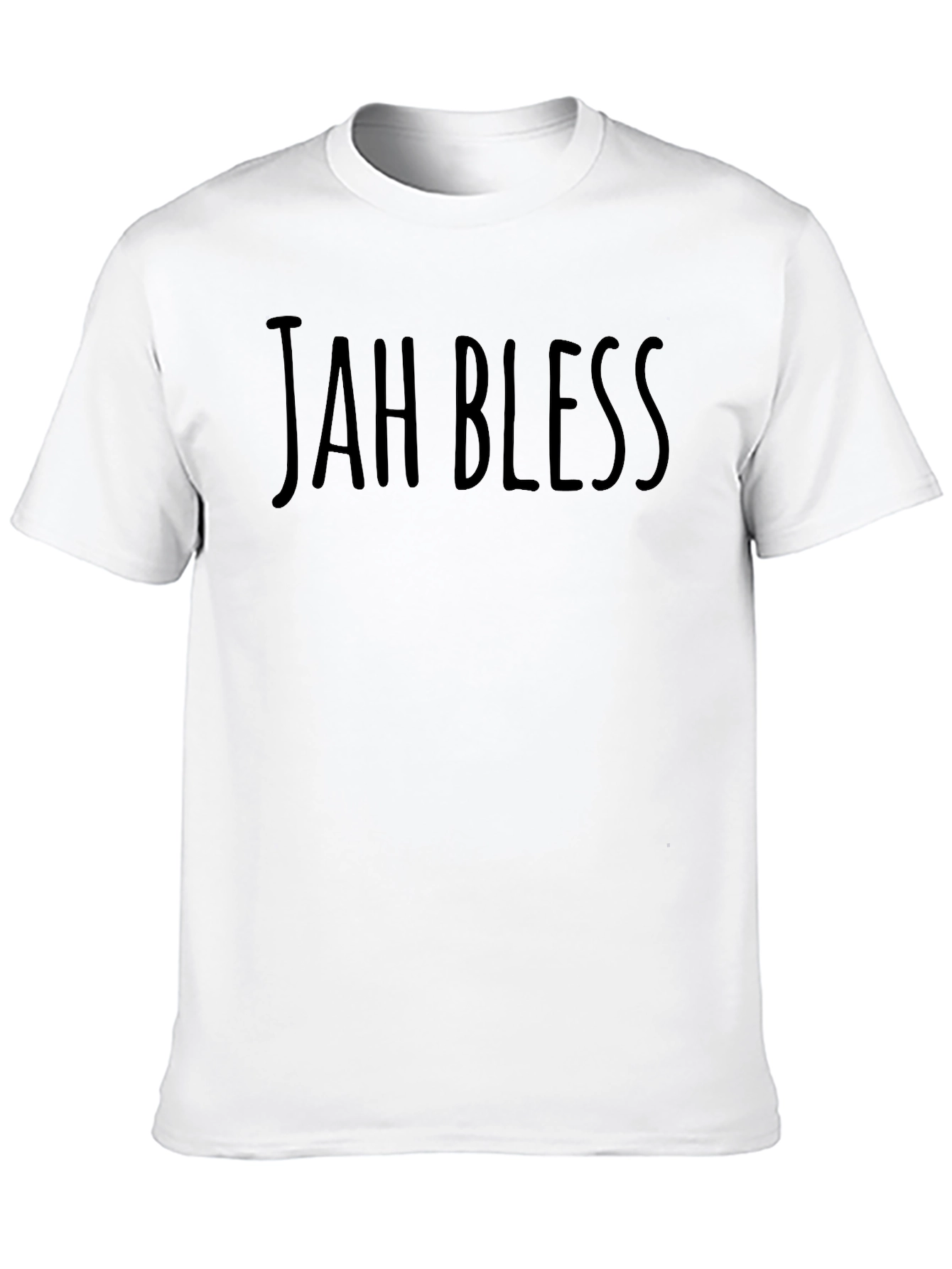 Jah Bless T-Shirt - Black Cotton Blend