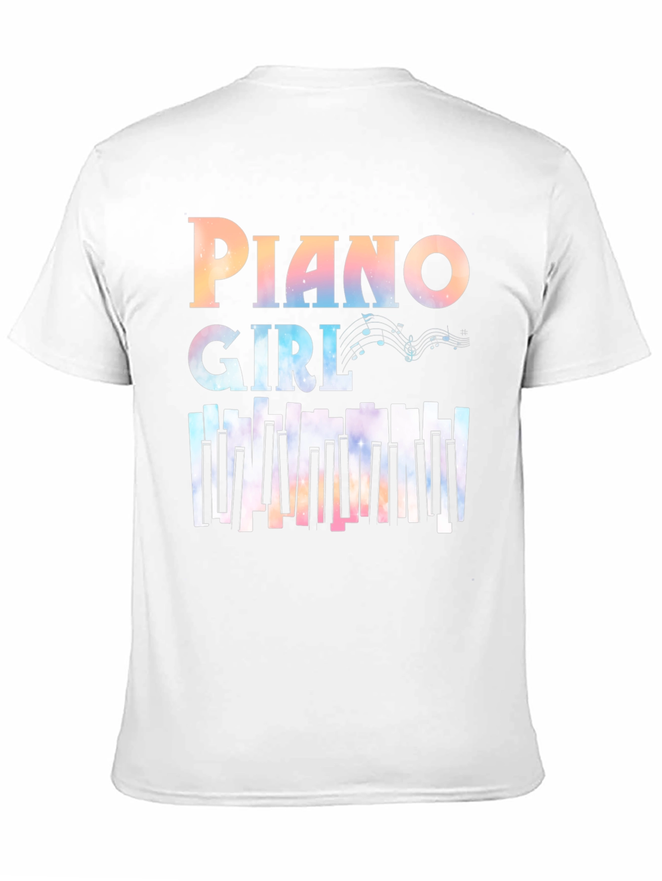 Piano Girl Graphic T-Shirt