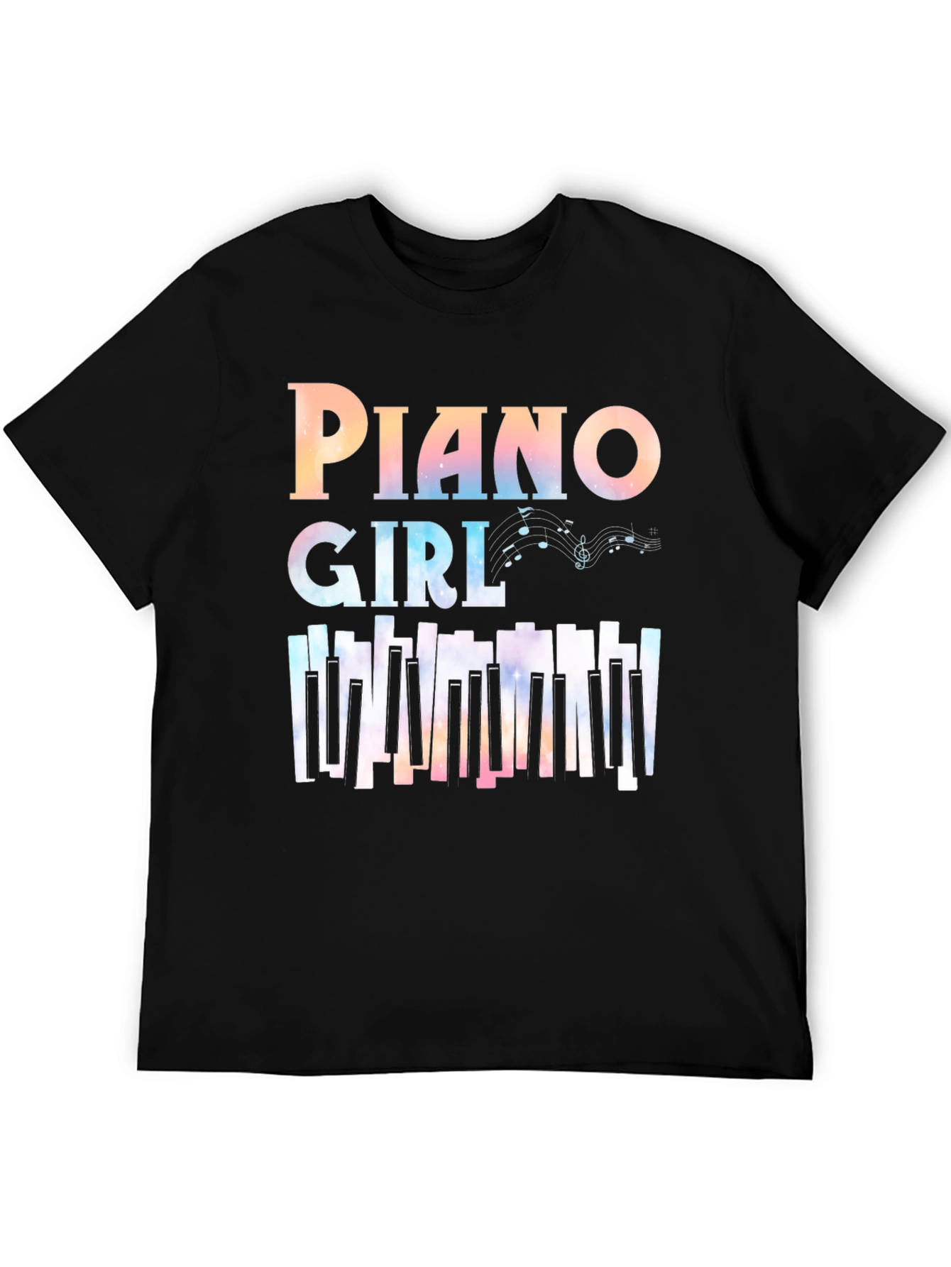 Piano Girl Graphic T-Shirt