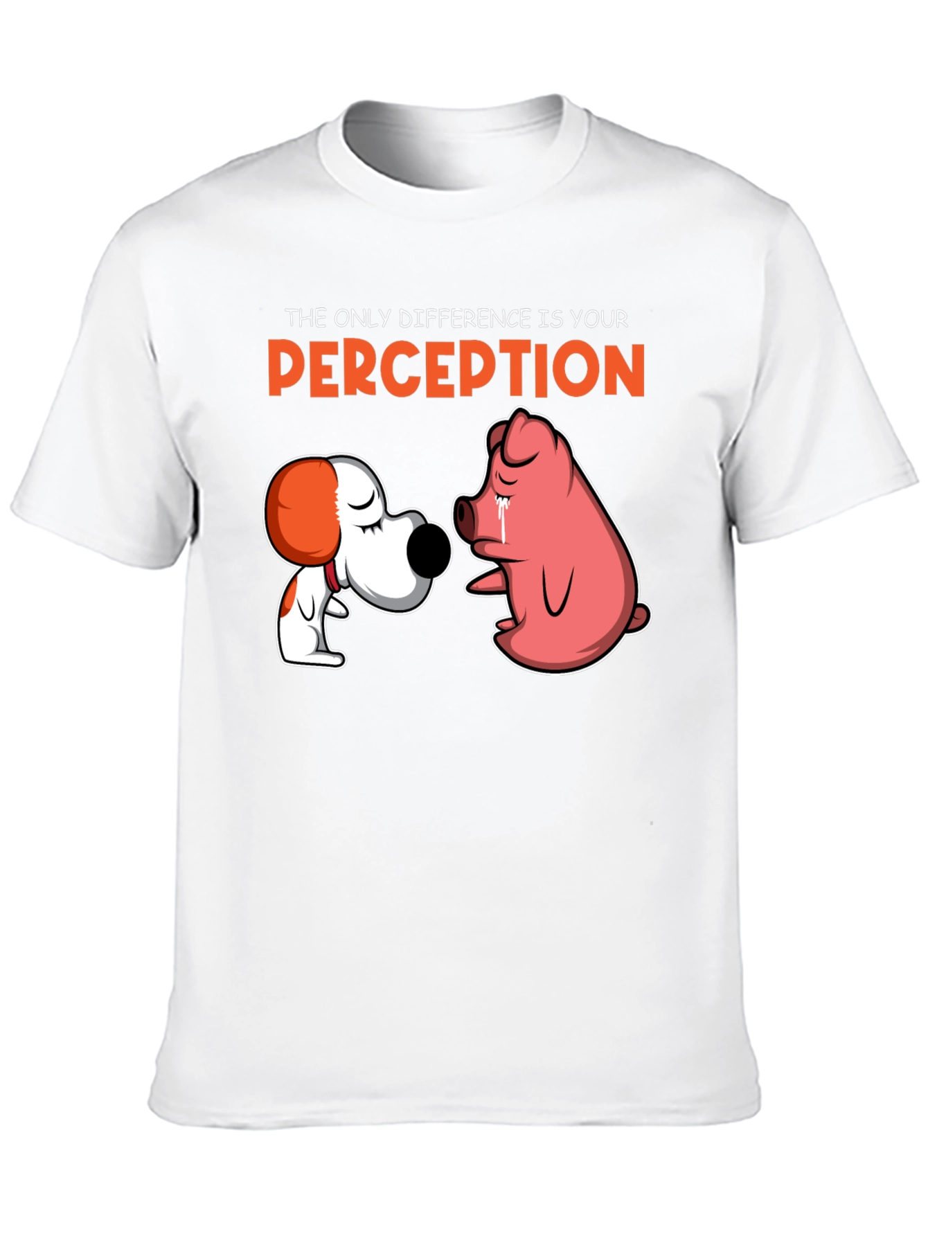 Perception Graphic Tee - Dog and Pig