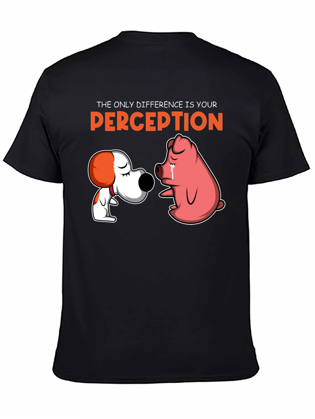 Perception Graphic Tee - Dog and Pig