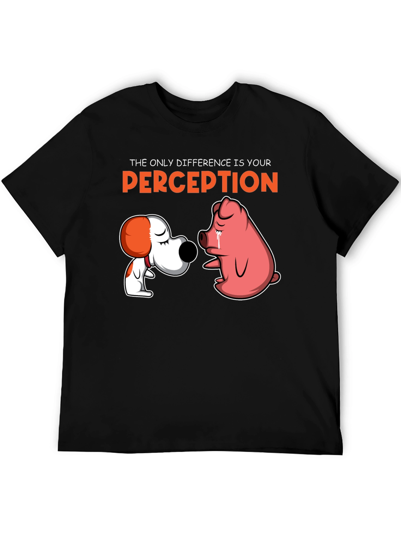 Perception Graphic Tee - Dog and Pig