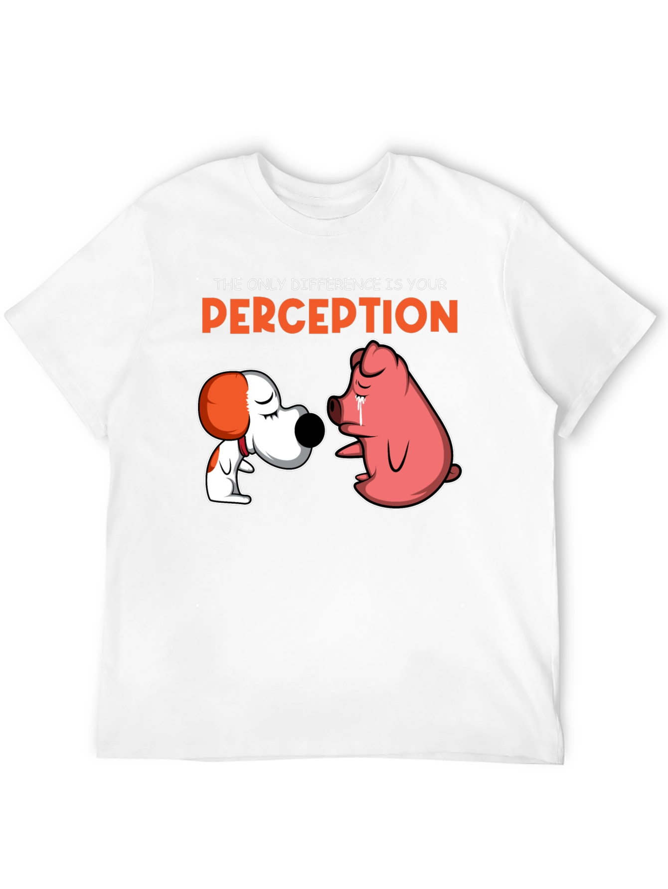 Perception Graphic Tee - Dog and Pig