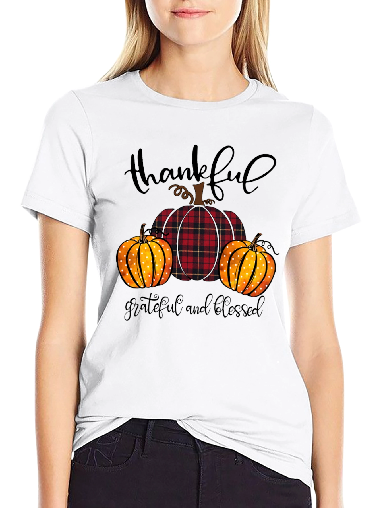 Thankful Pumpkins Graphic Tee