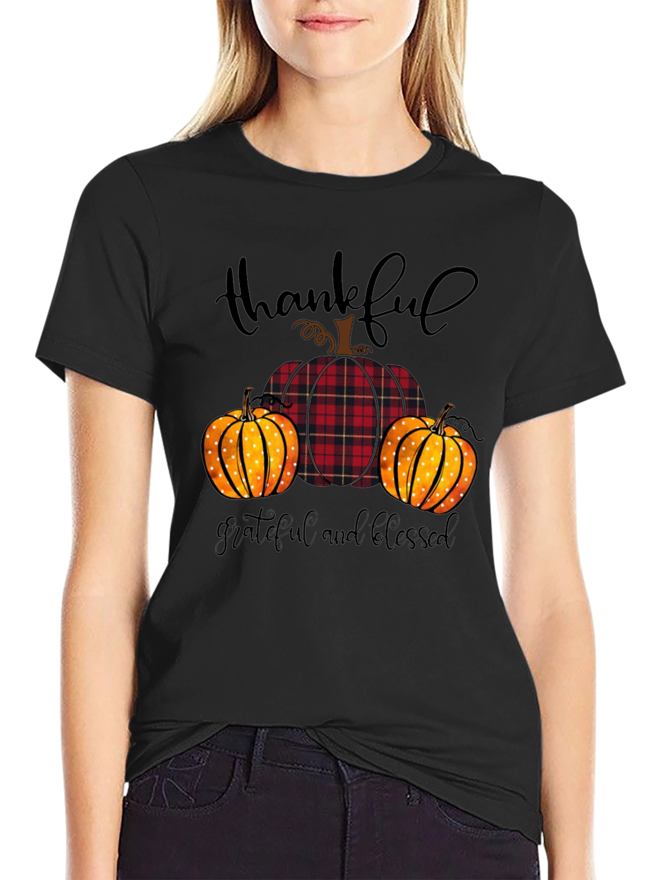 Thankful Pumpkins Graphic Tee