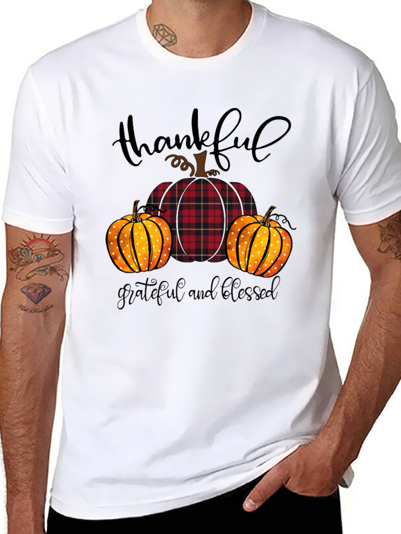 Thankful Pumpkins Graphic Tee