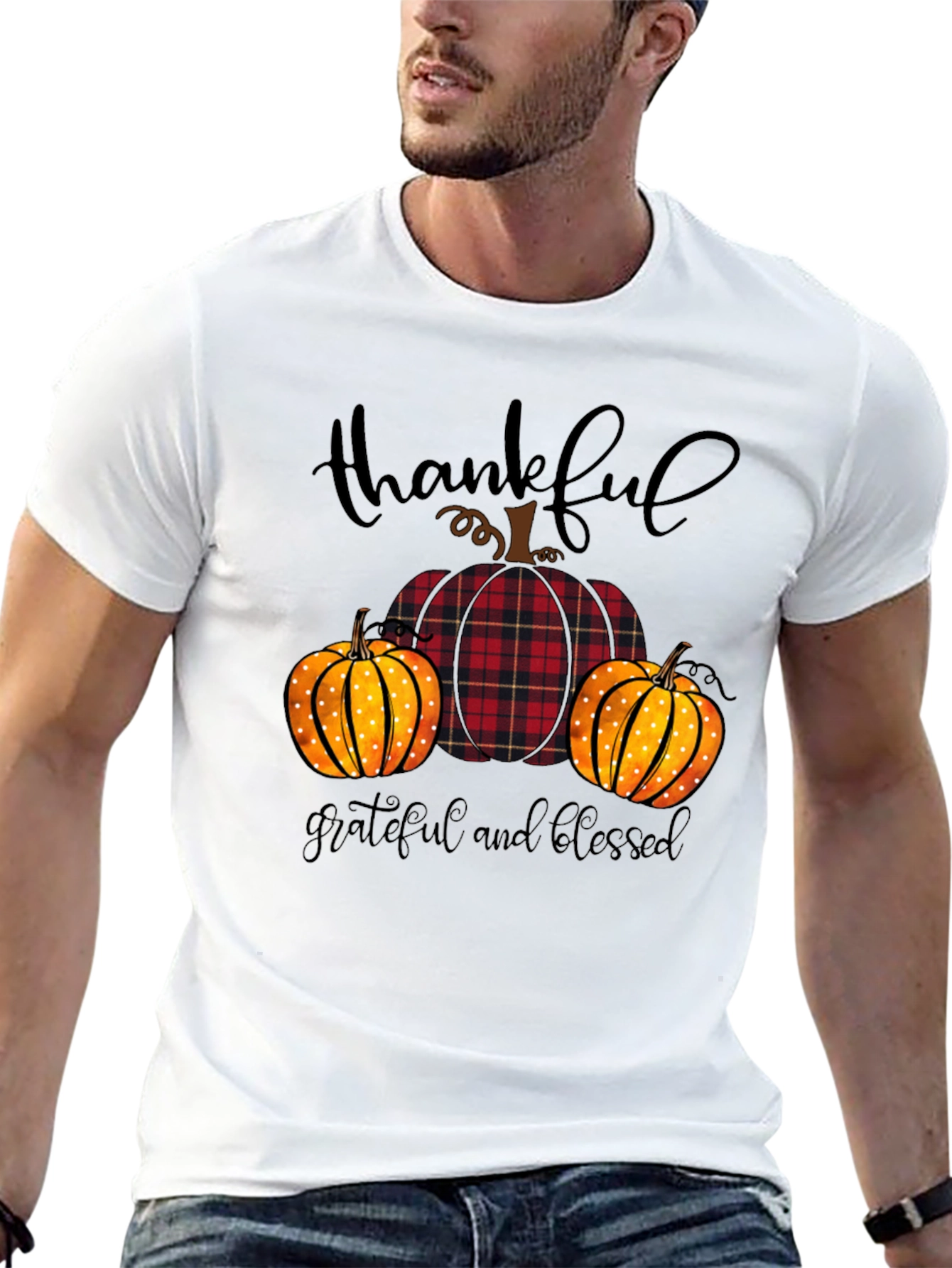 Thankful Pumpkins Graphic Tee