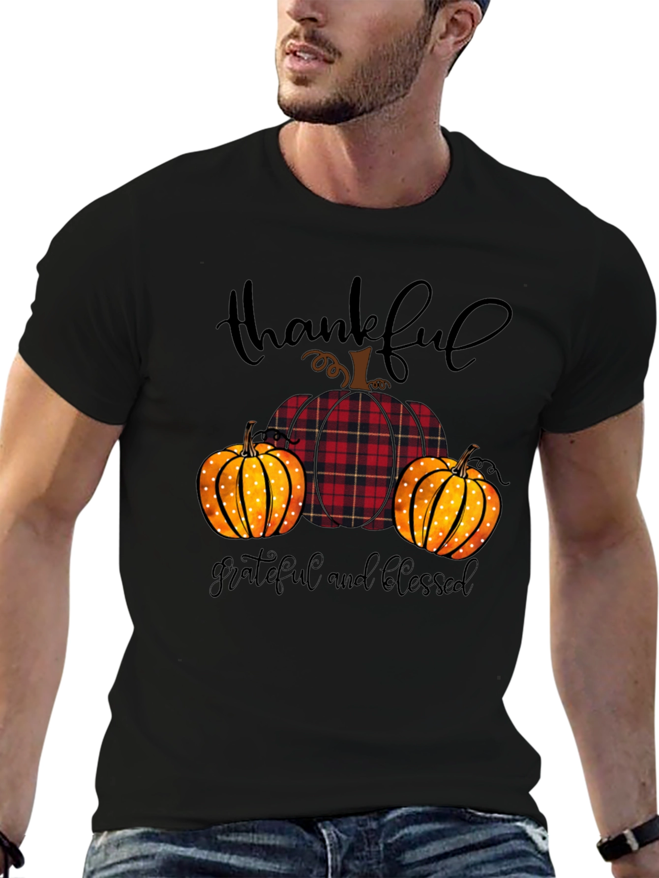 Thankful Pumpkins Graphic Tee