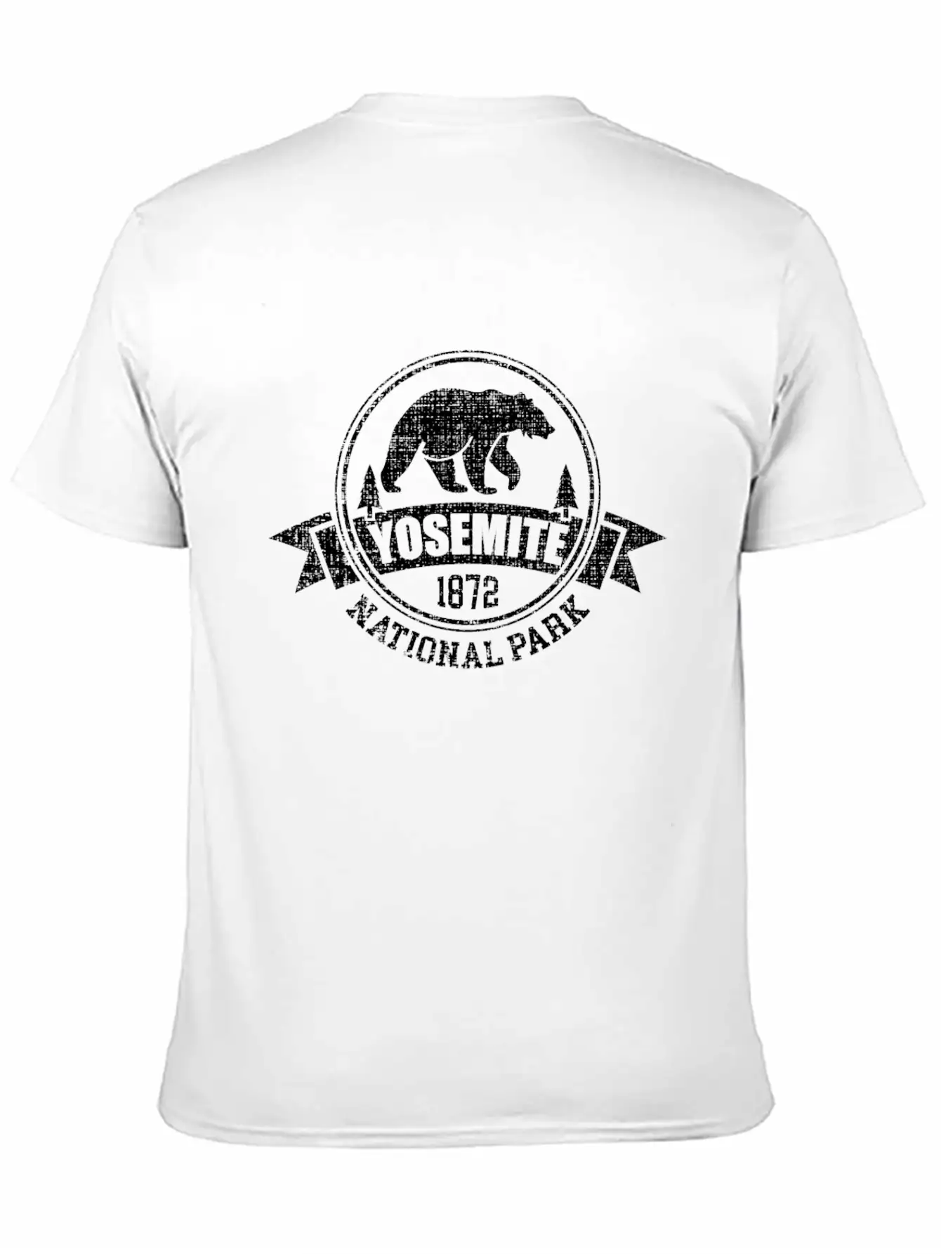 Yosemite National Park Bear Sierra Nevada Unisex Casual T-Shirt – Clean Design For Daily Comfort