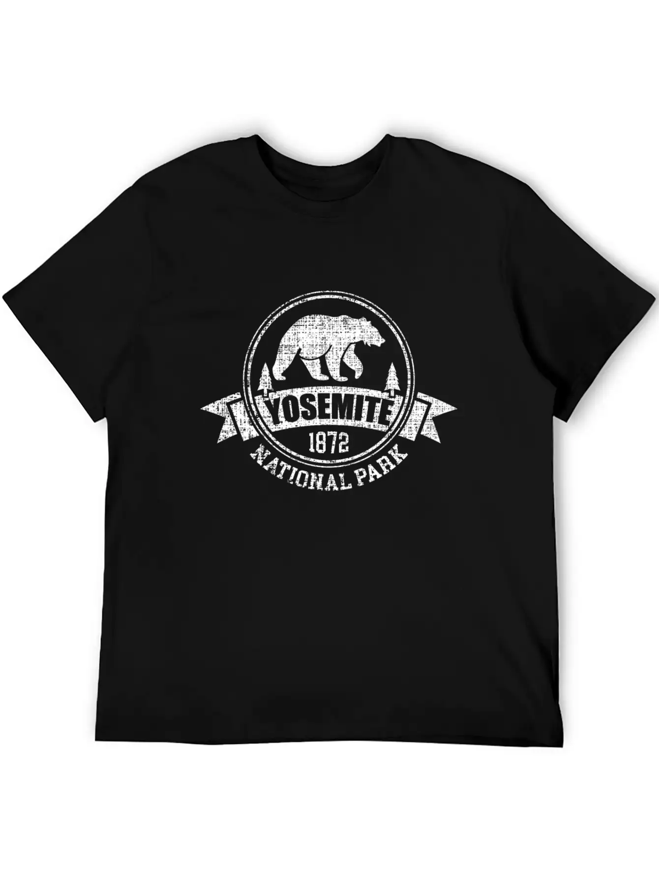 Yosemite National Park Bear Sierra Nevada Unisex Casual T-Shirt – Clean Design For Daily Comfort