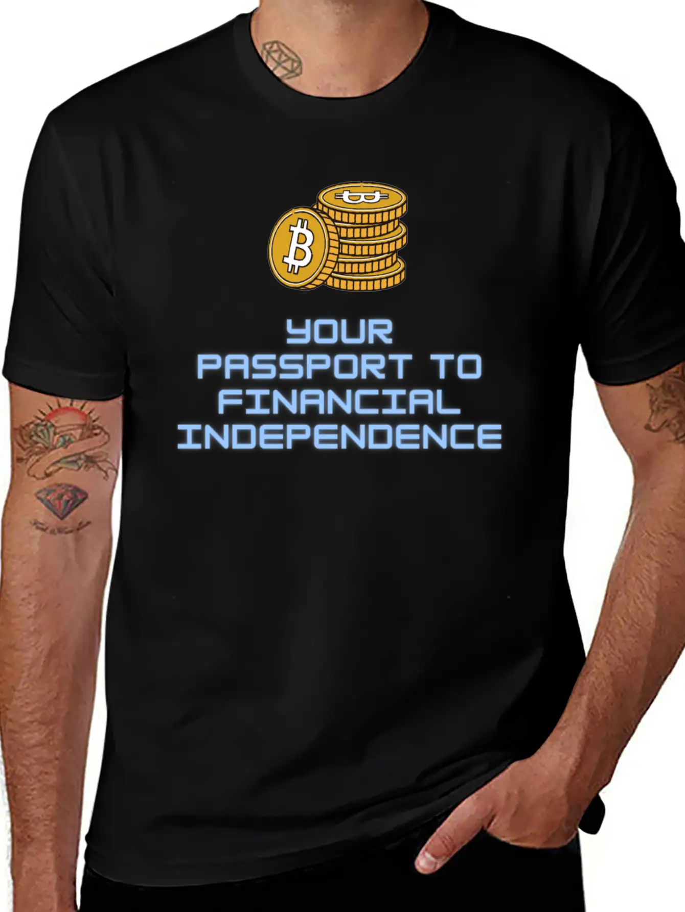 Your Passport To Financial Independence Unisex Casual T-Shirt – Clean Design For Daily Comfort