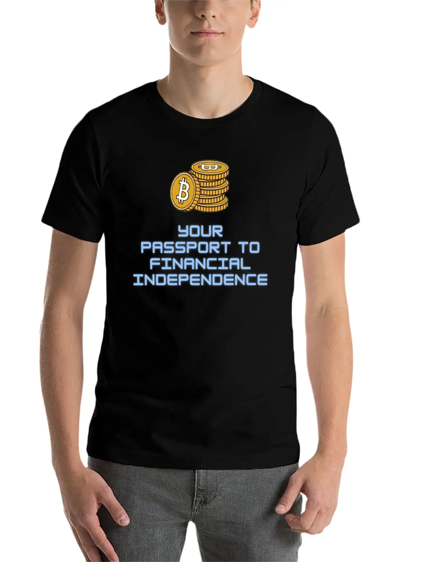 Your Passport To Financial Independence Unisex Casual T-Shirt – Clean Design For Daily Comfort