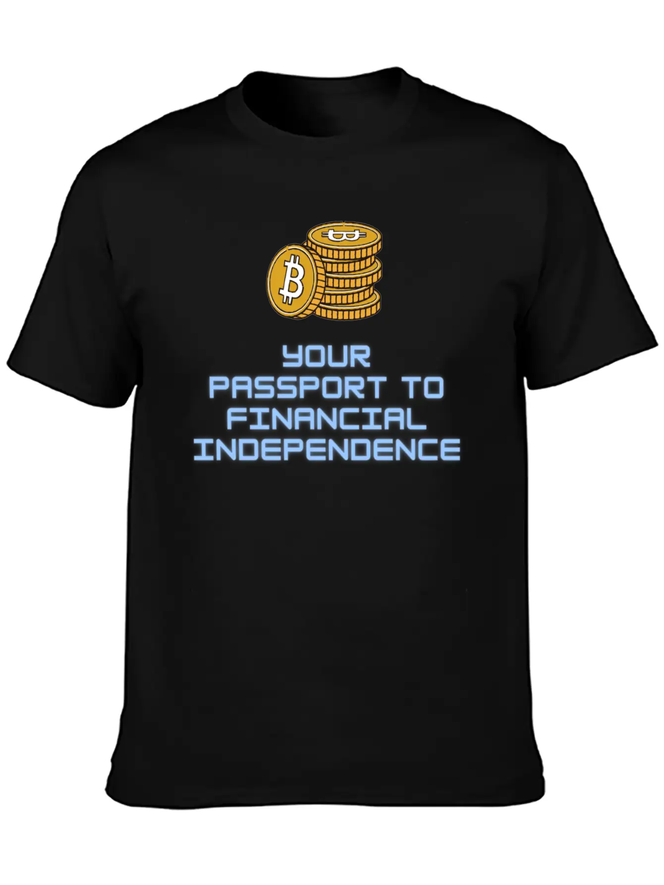 Your Passport To Financial Independence Unisex Casual T-Shirt – Clean Design For Daily Comfort