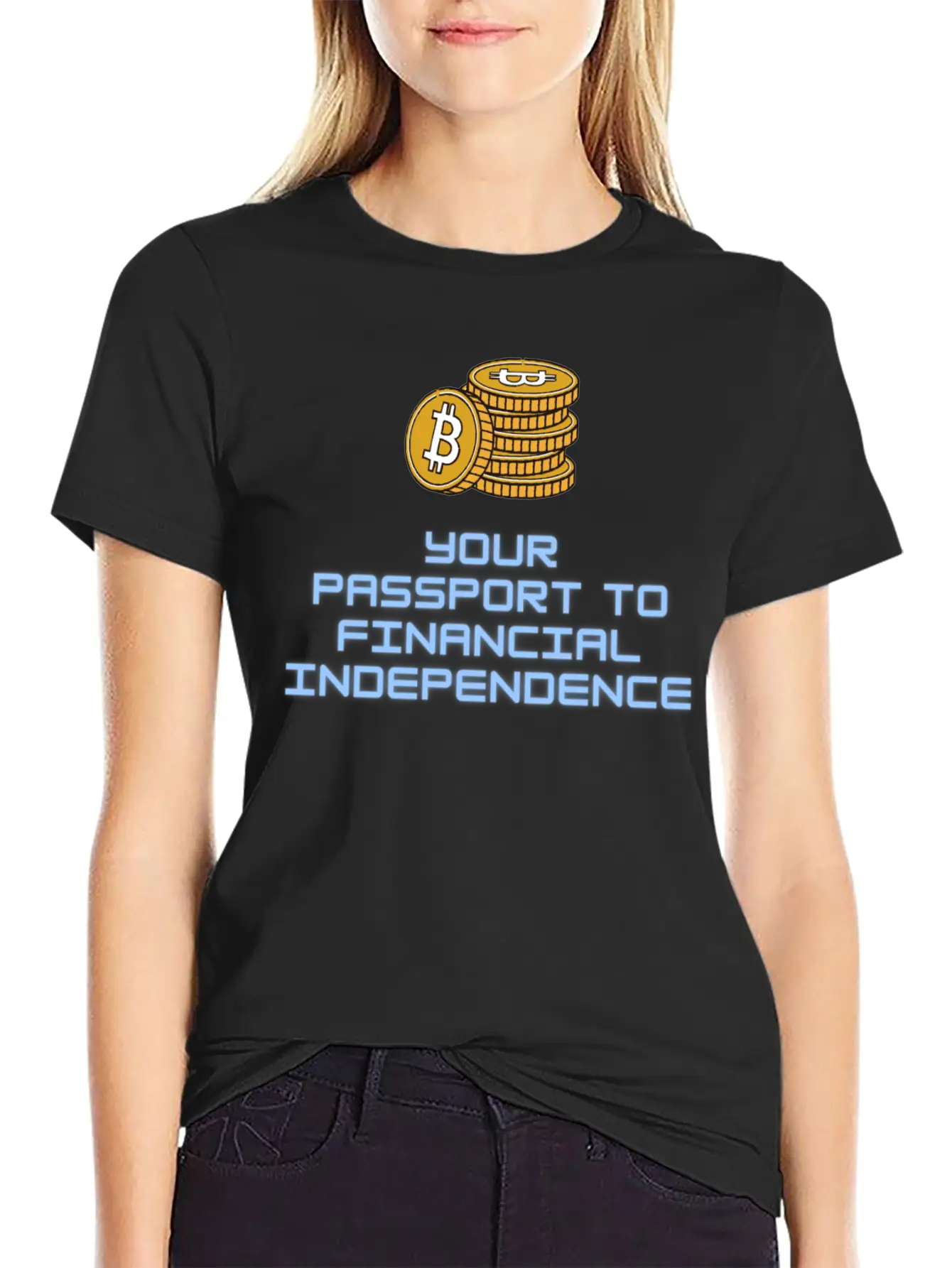 Your Passport To Financial Independence Unisex Casual T-Shirt – Clean Design For Daily Comfort