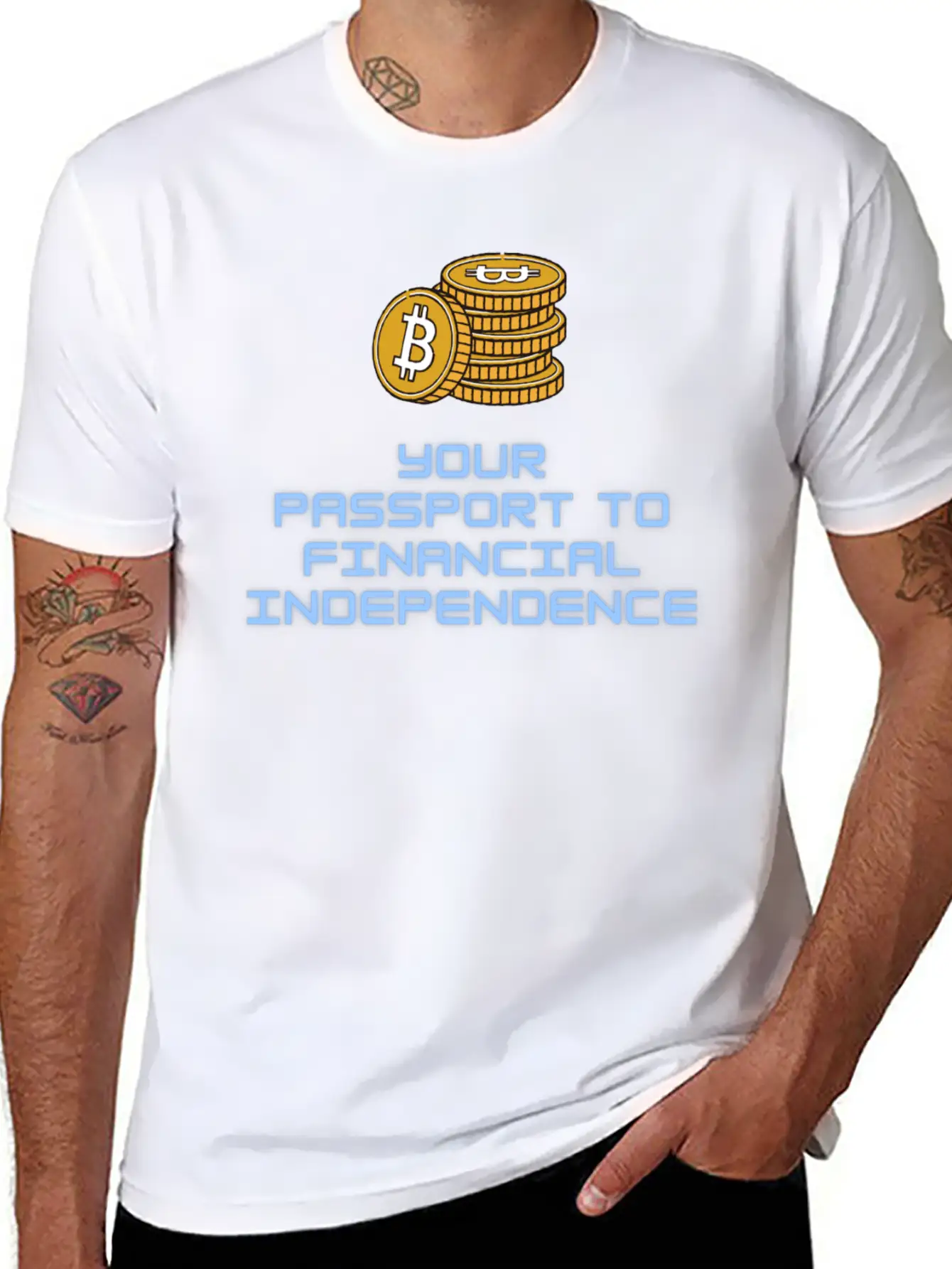 Your Passport To Financial Independence Unisex Casual T-Shirt – Clean Design For Daily Comfort