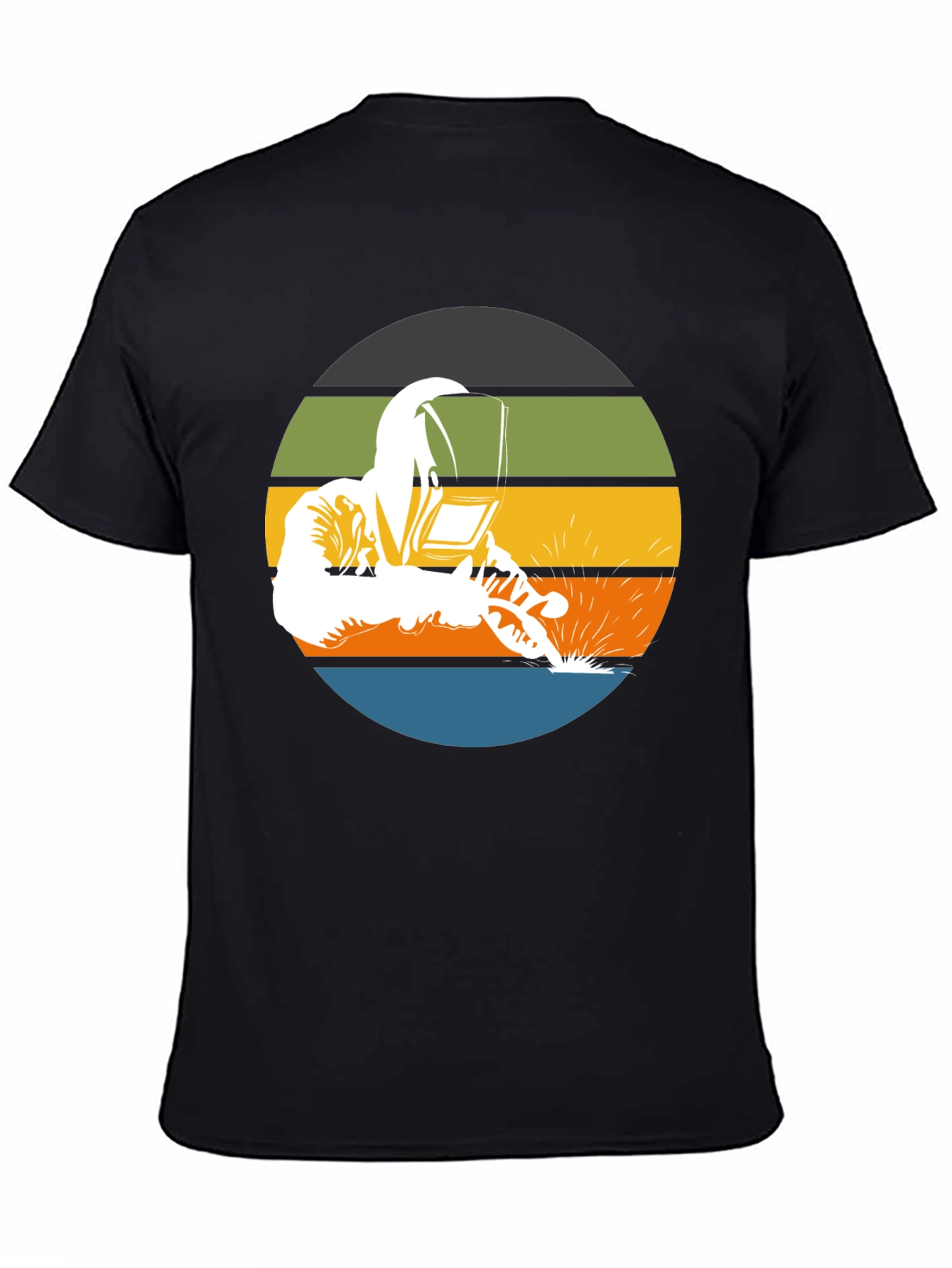 Welder Graphic Tee - Retro Style Welding T-Shirt